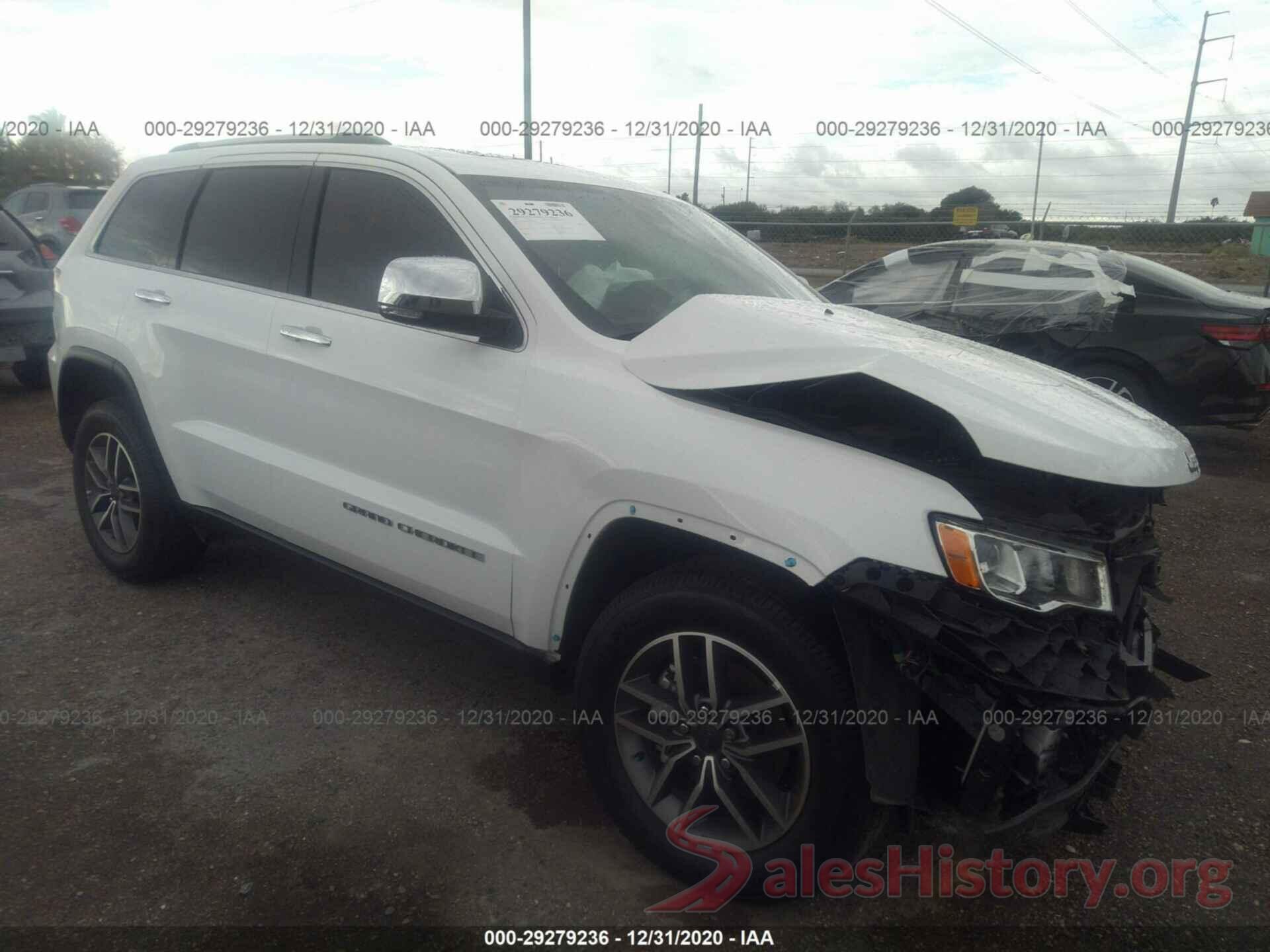 1C4RJEBG7LC379772 2020 JEEP GRAND CHEROKEE