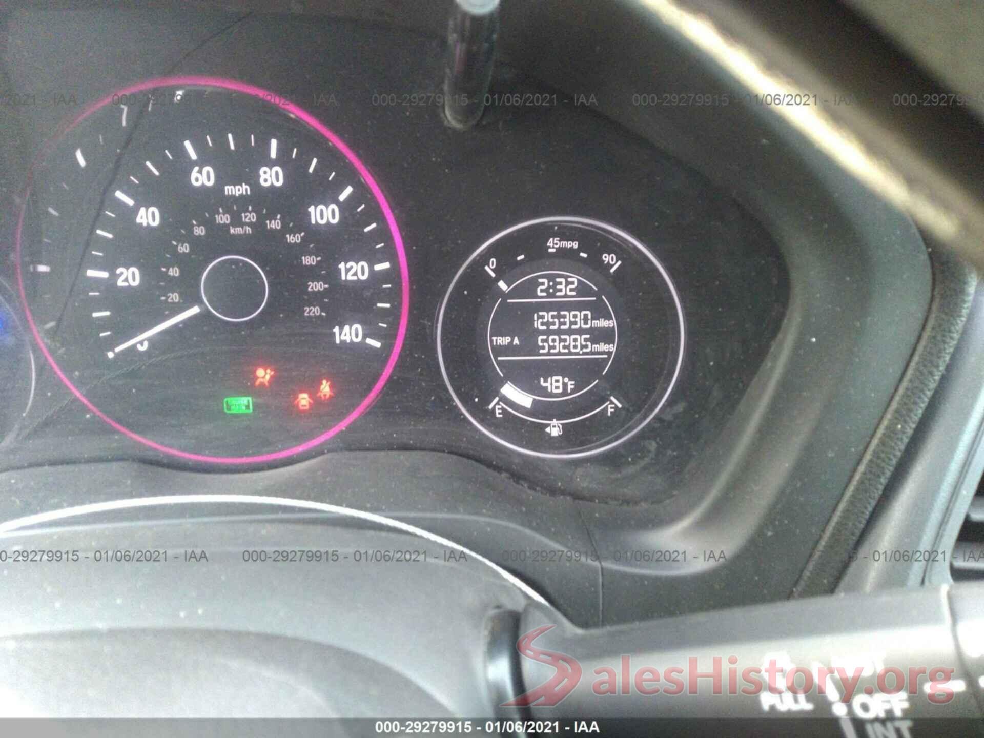 3CZRU6H3XGM748589 2016 HONDA HR-V