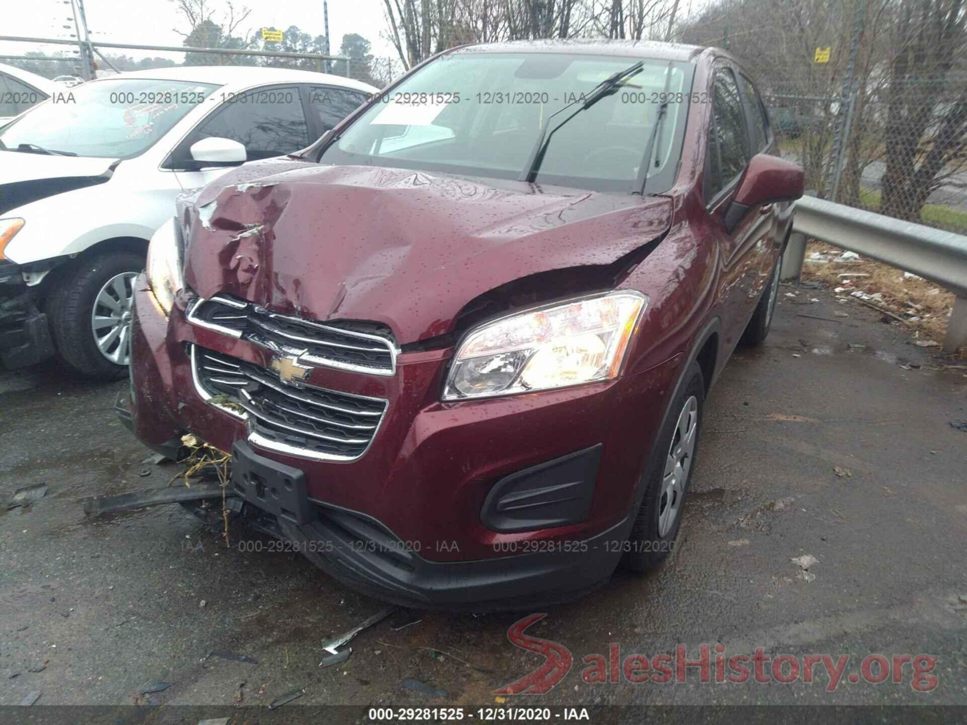 3GNCJKSB0GL225740 2016 CHEVROLET TRAX