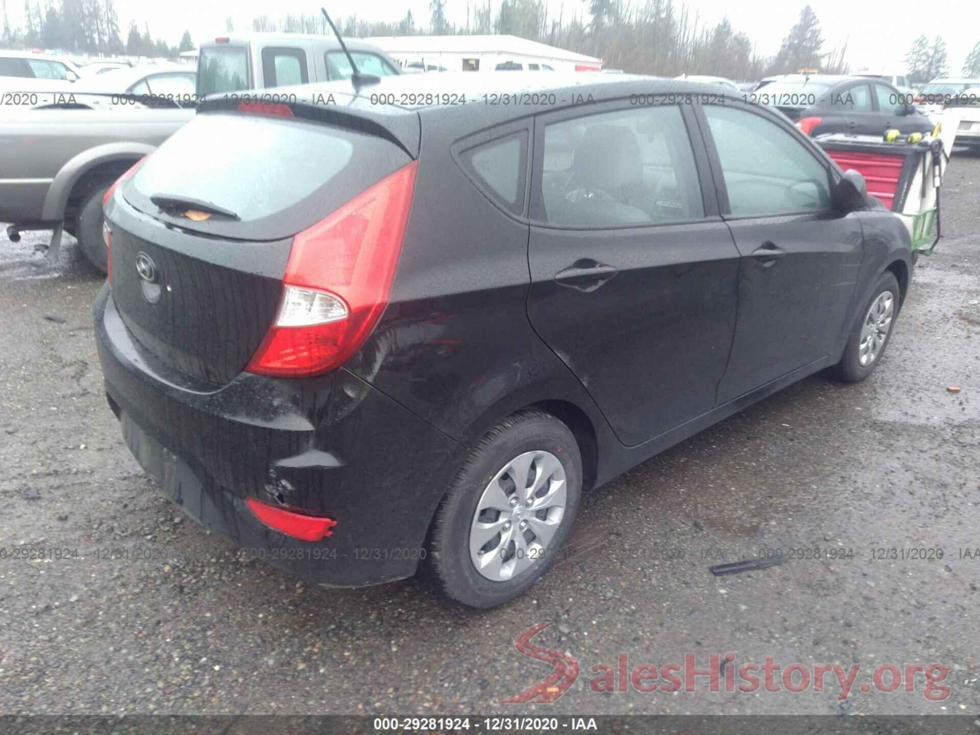 KMHCT5AEXHU332796 2017 HYUNDAI ACCENT