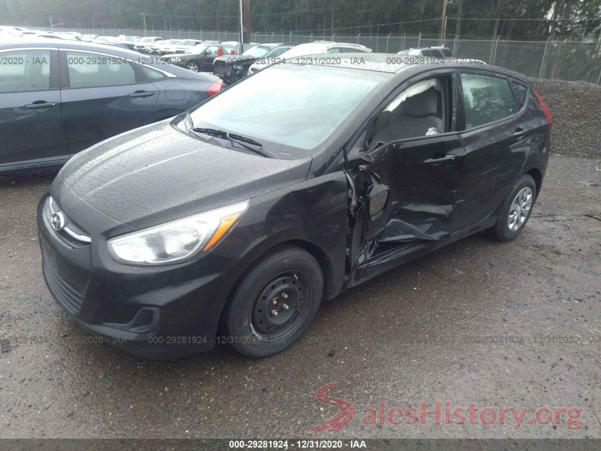 KMHCT5AEXHU332796 2017 HYUNDAI ACCENT