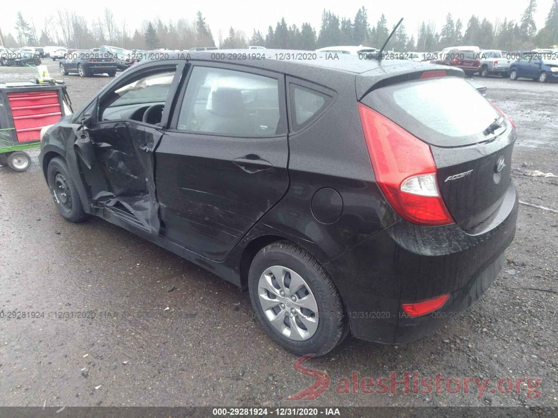 KMHCT5AEXHU332796 2017 HYUNDAI ACCENT