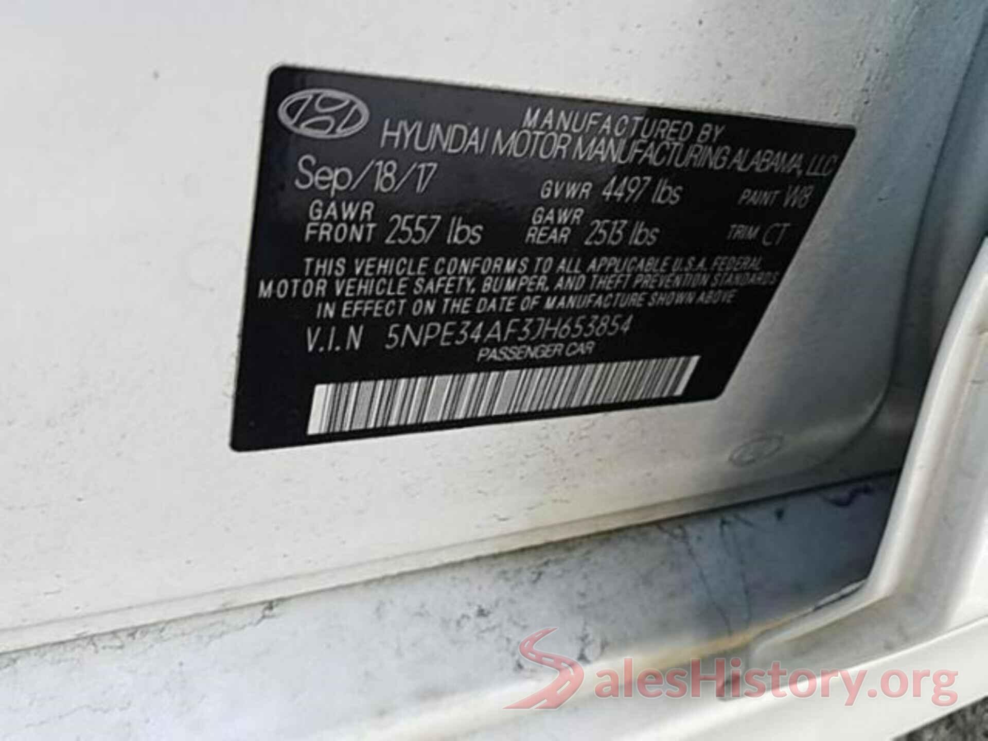 5NPE34AF3JH653854 2018 HYUNDAI SONATA