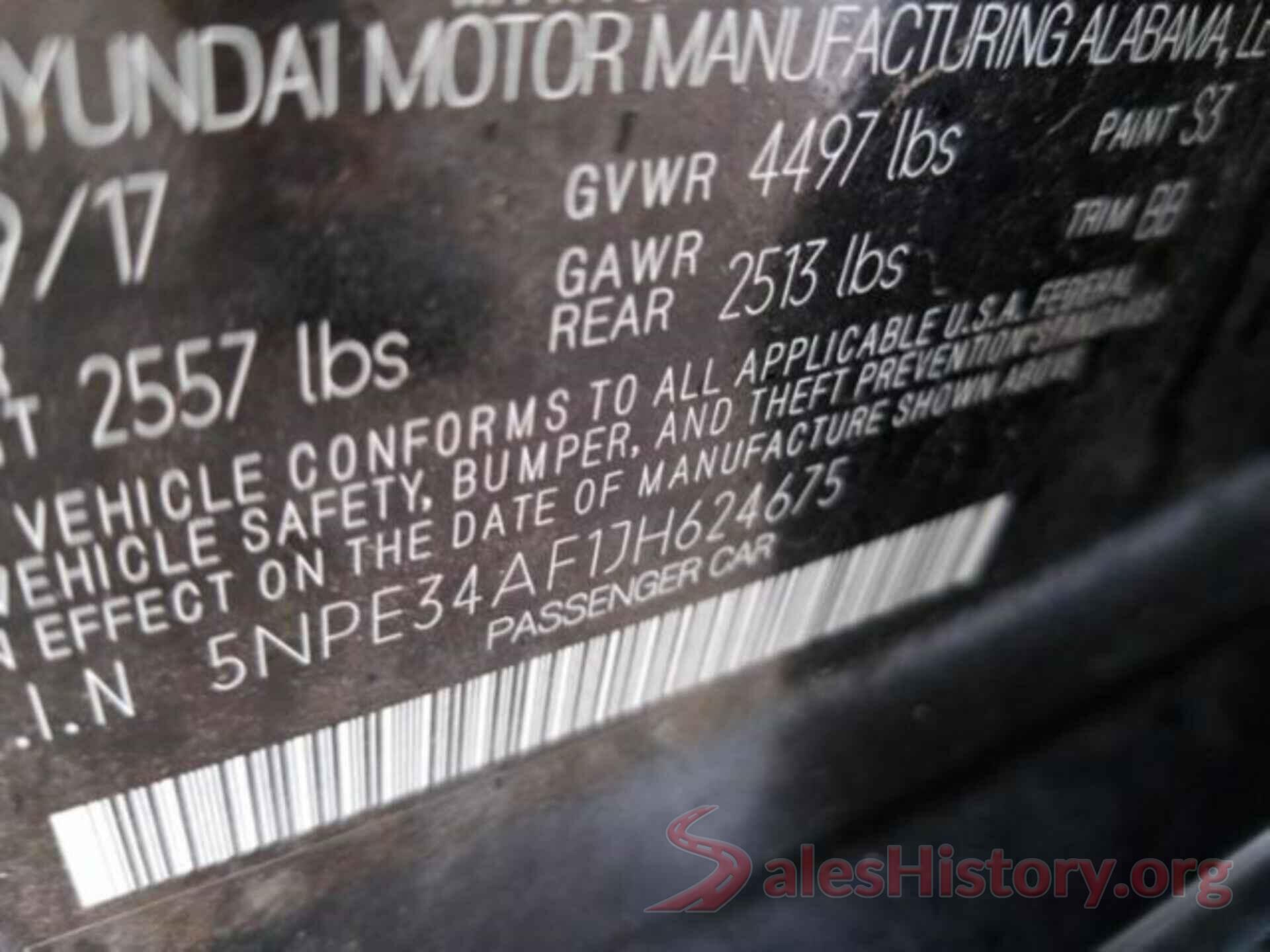 5NPE34AF1JH624675 2018 HYUNDAI SONATA