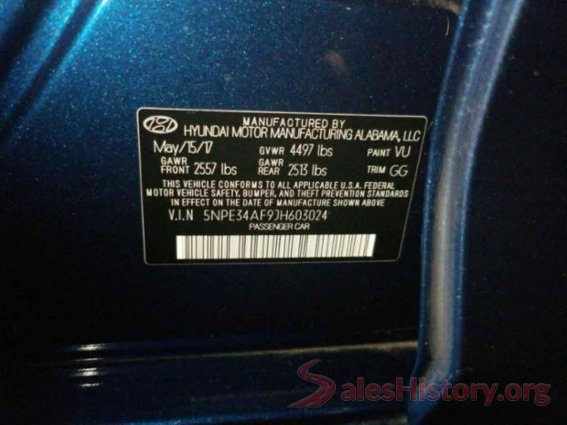 5NPE34AF9JH603024 2018 HYUNDAI SONATA