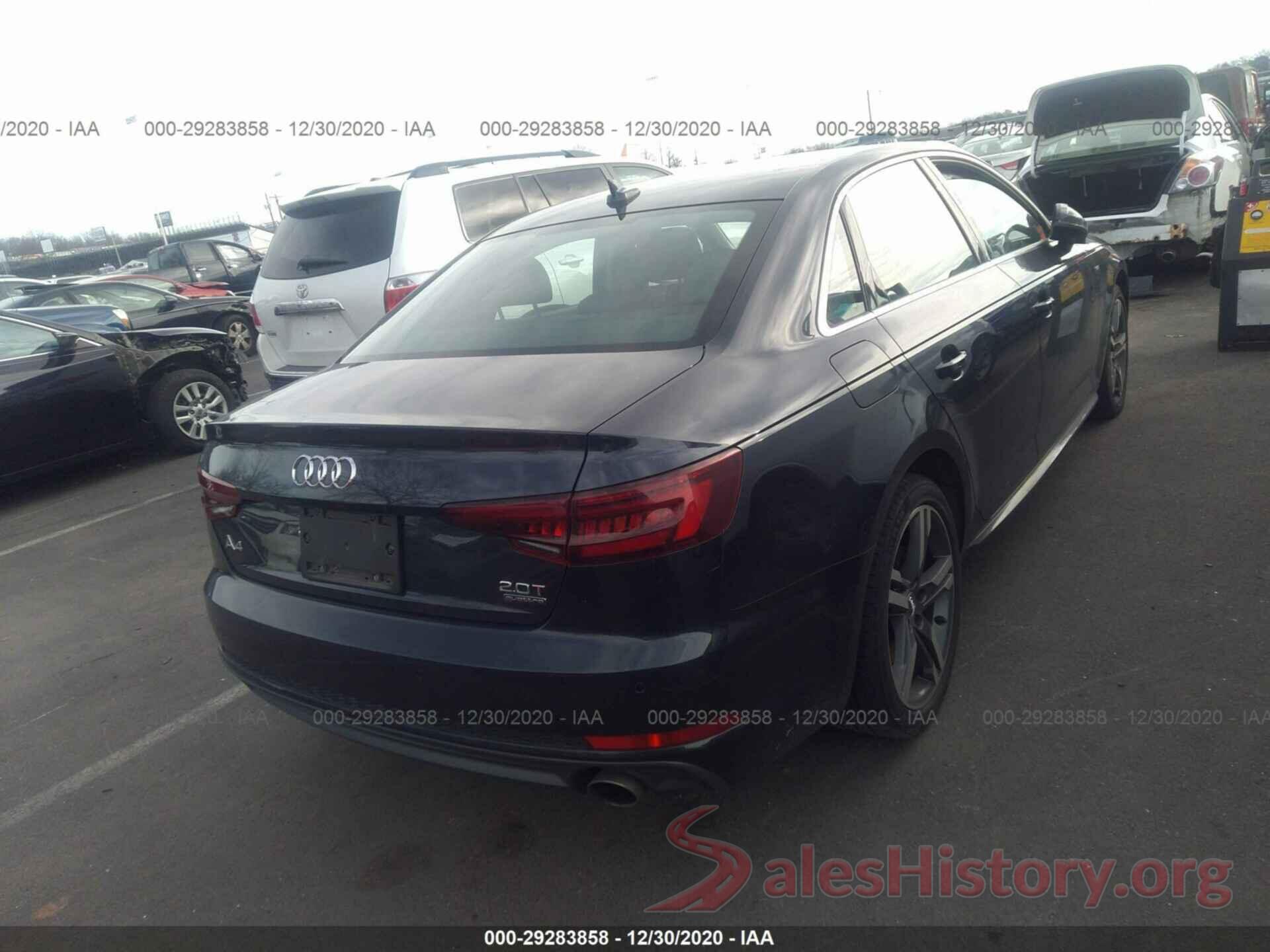 WAUENAF49JA033255 2018 AUDI A4