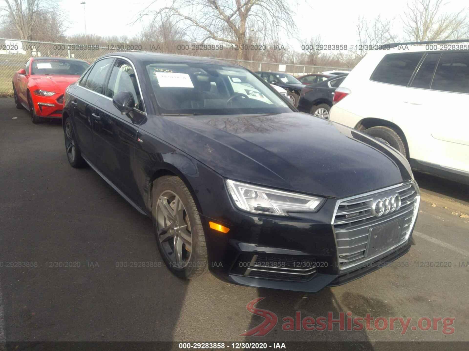 WAUENAF49JA033255 2018 AUDI A4