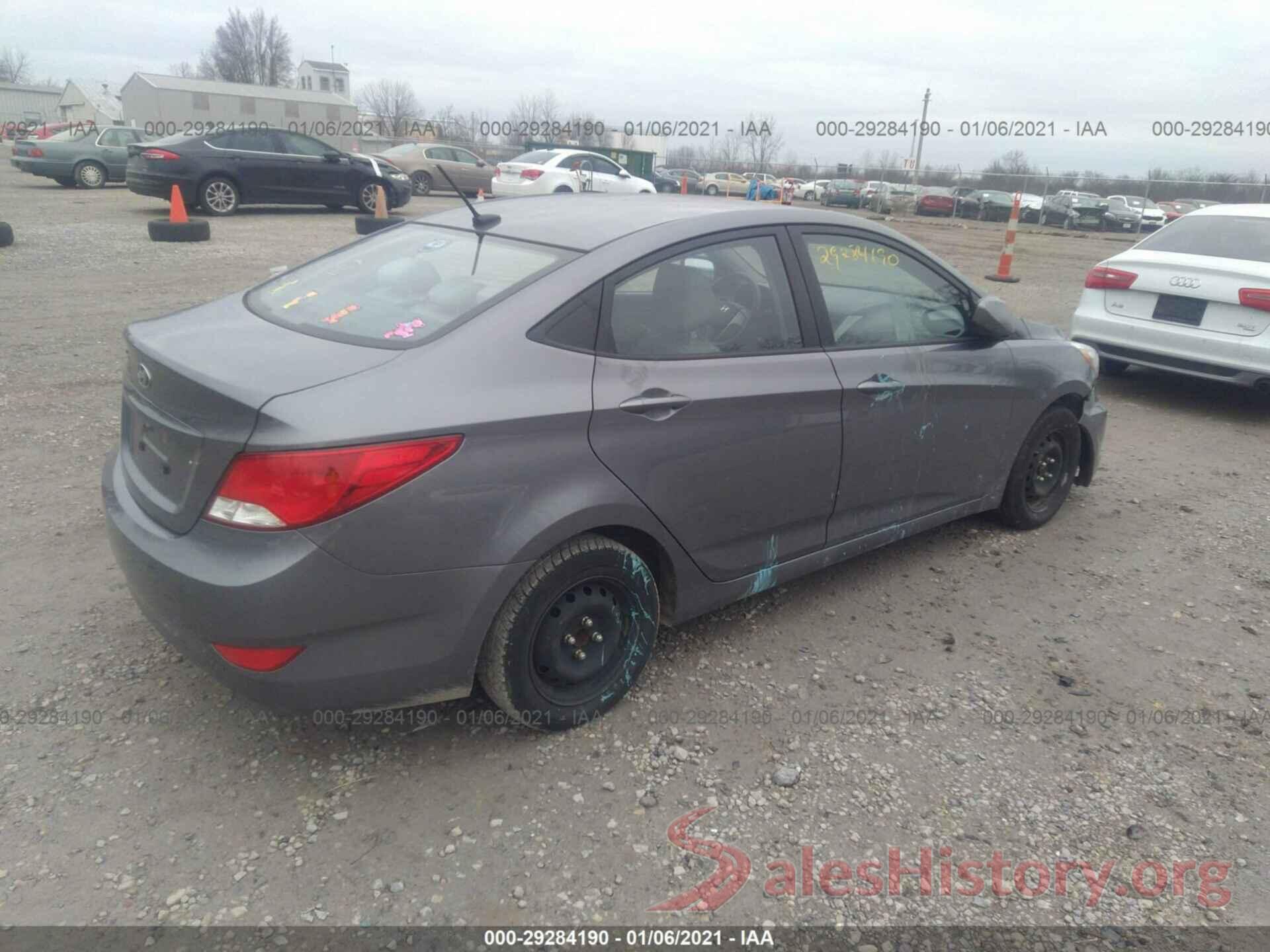 KMHCT4AEXGU072635 2016 HYUNDAI ACCENT