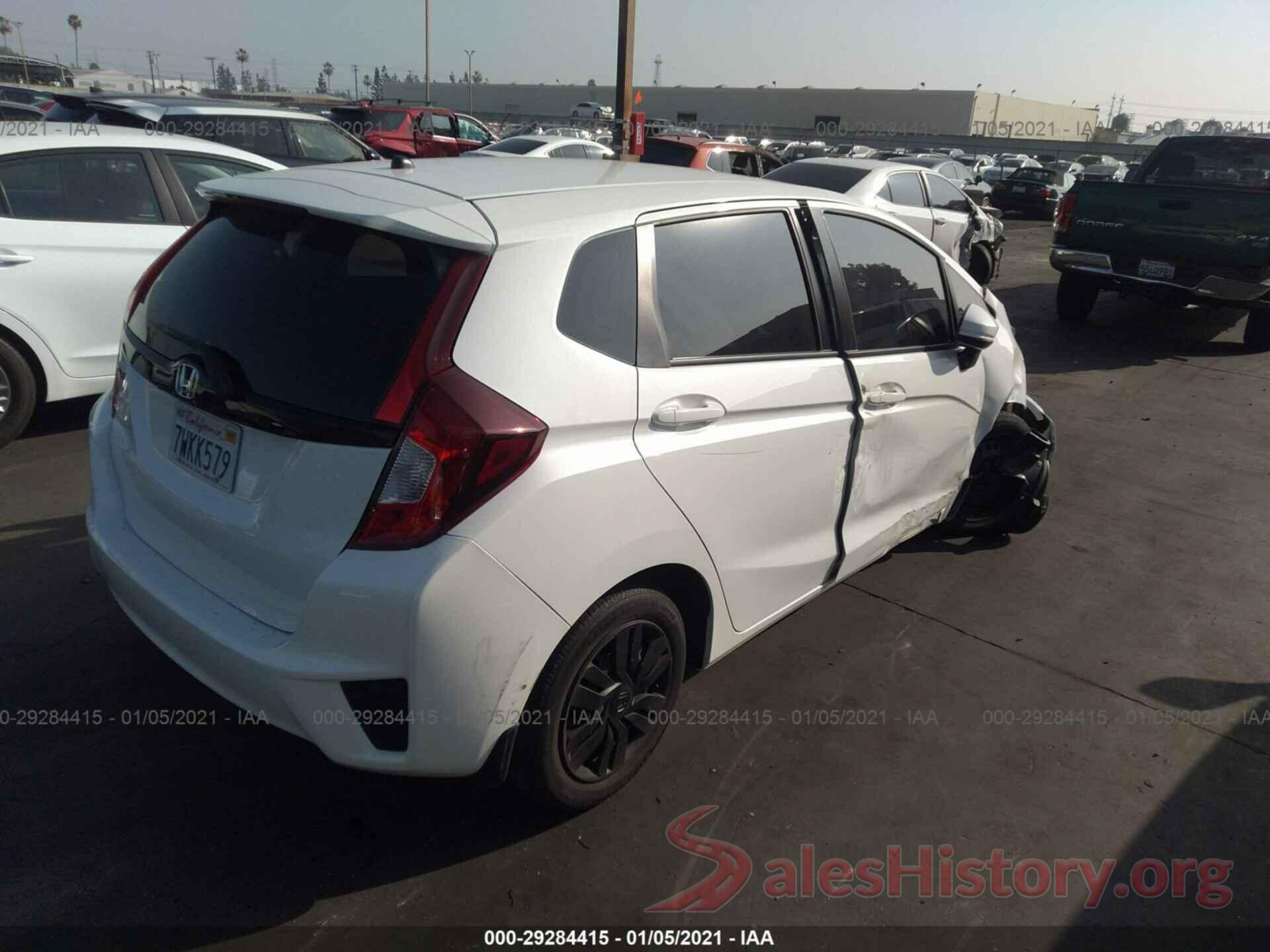 JHMGK5H51GS010104 2016 HONDA FIT