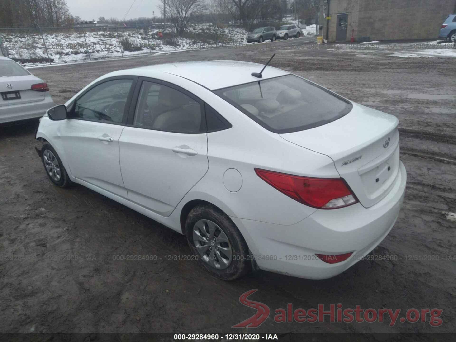 KMHCT4AE1GU049891 2016 HYUNDAI ACCENT