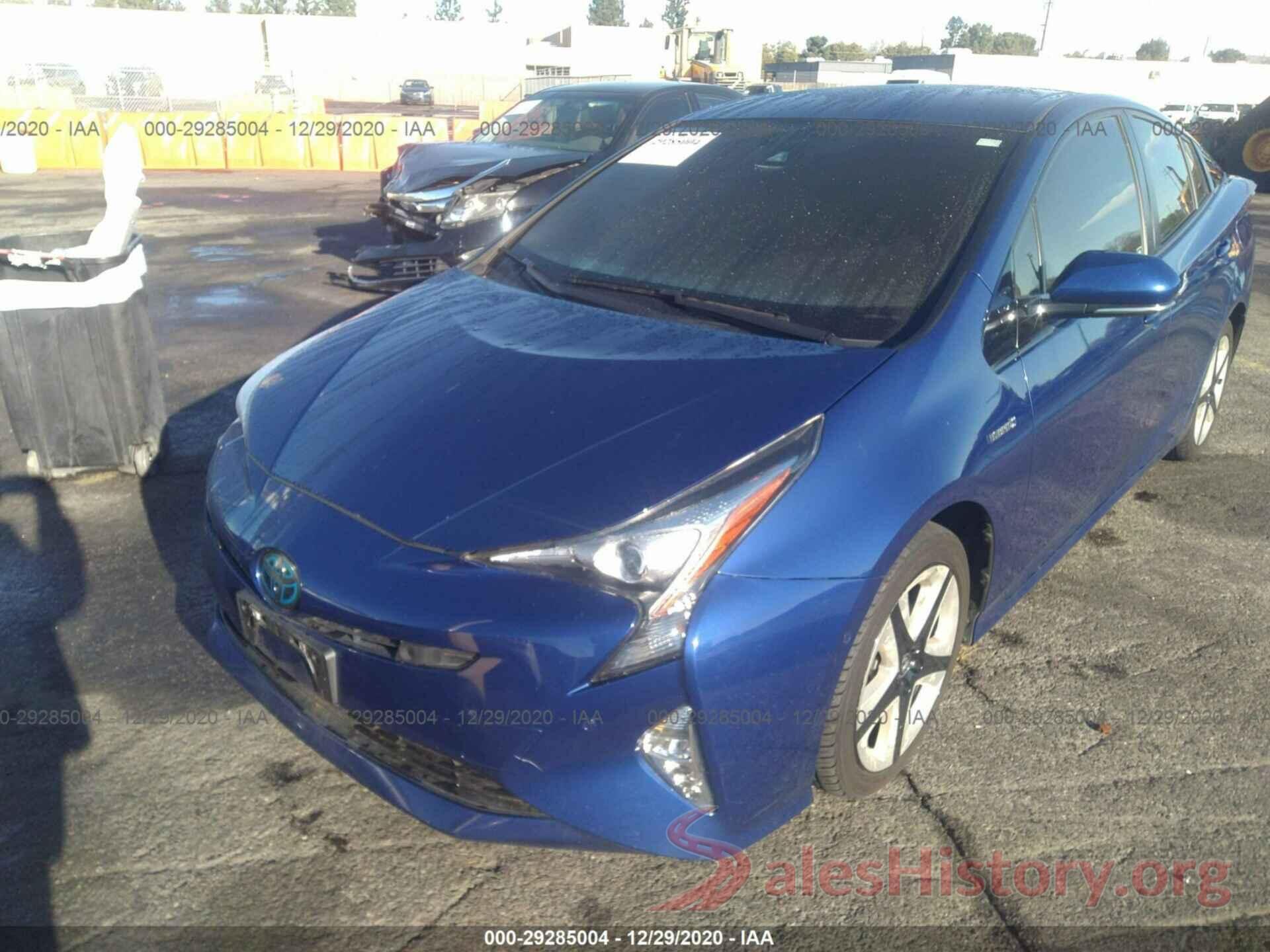 JTDKARFU4G3518657 2016 TOYOTA PRIUS