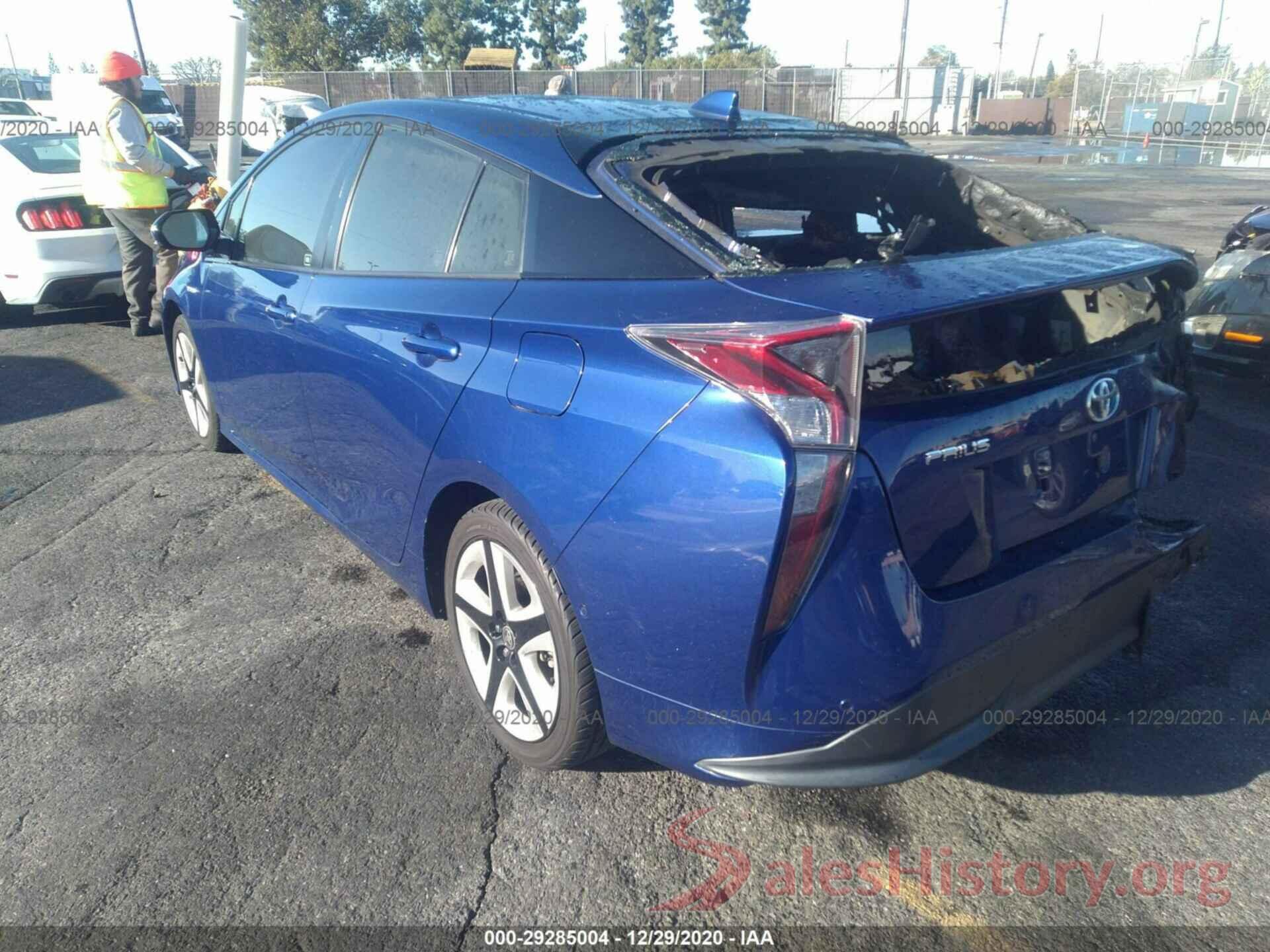 JTDKARFU4G3518657 2016 TOYOTA PRIUS