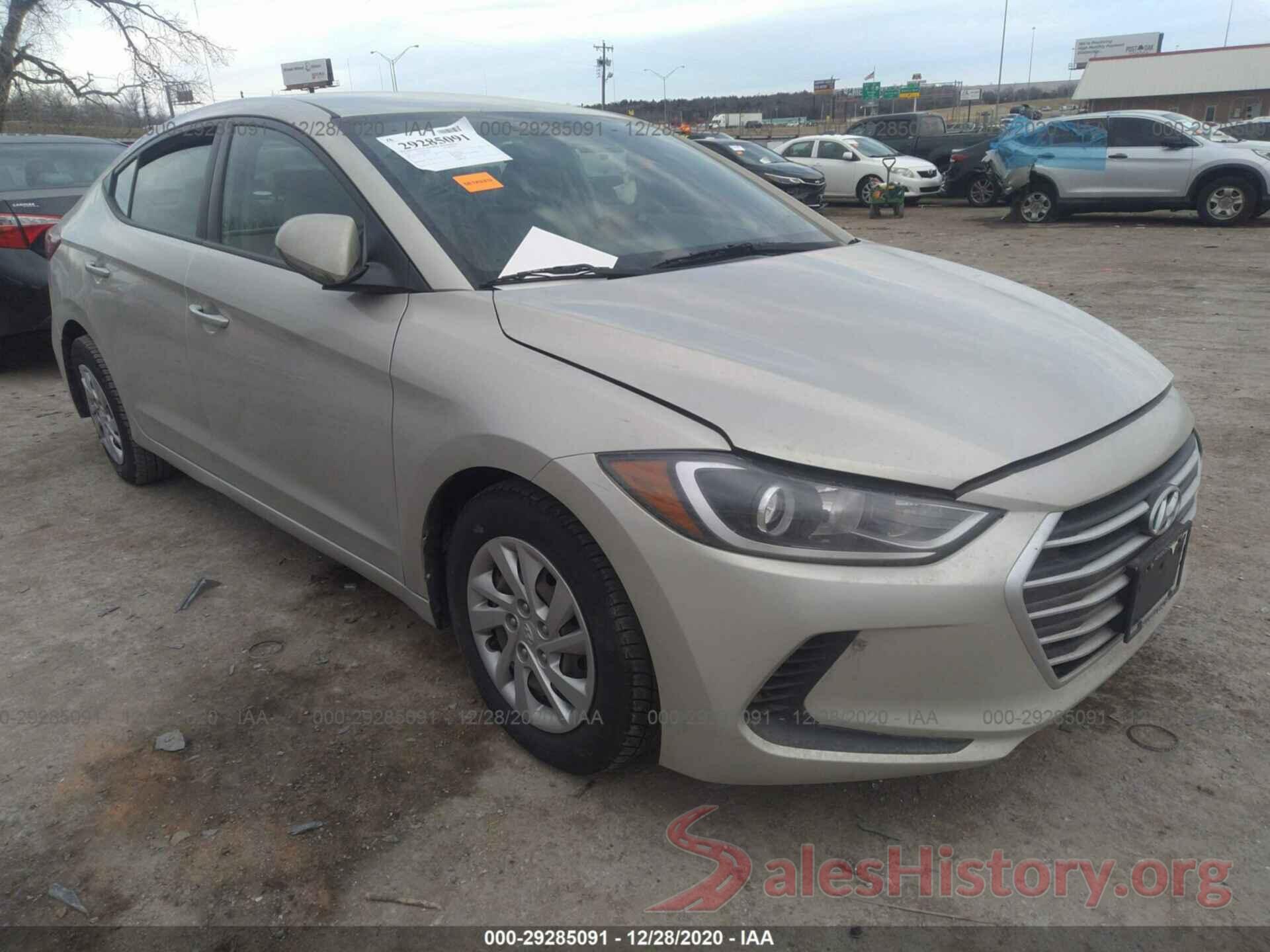 5NPD74LF3HH193831 2017 HYUNDAI ELANTRA