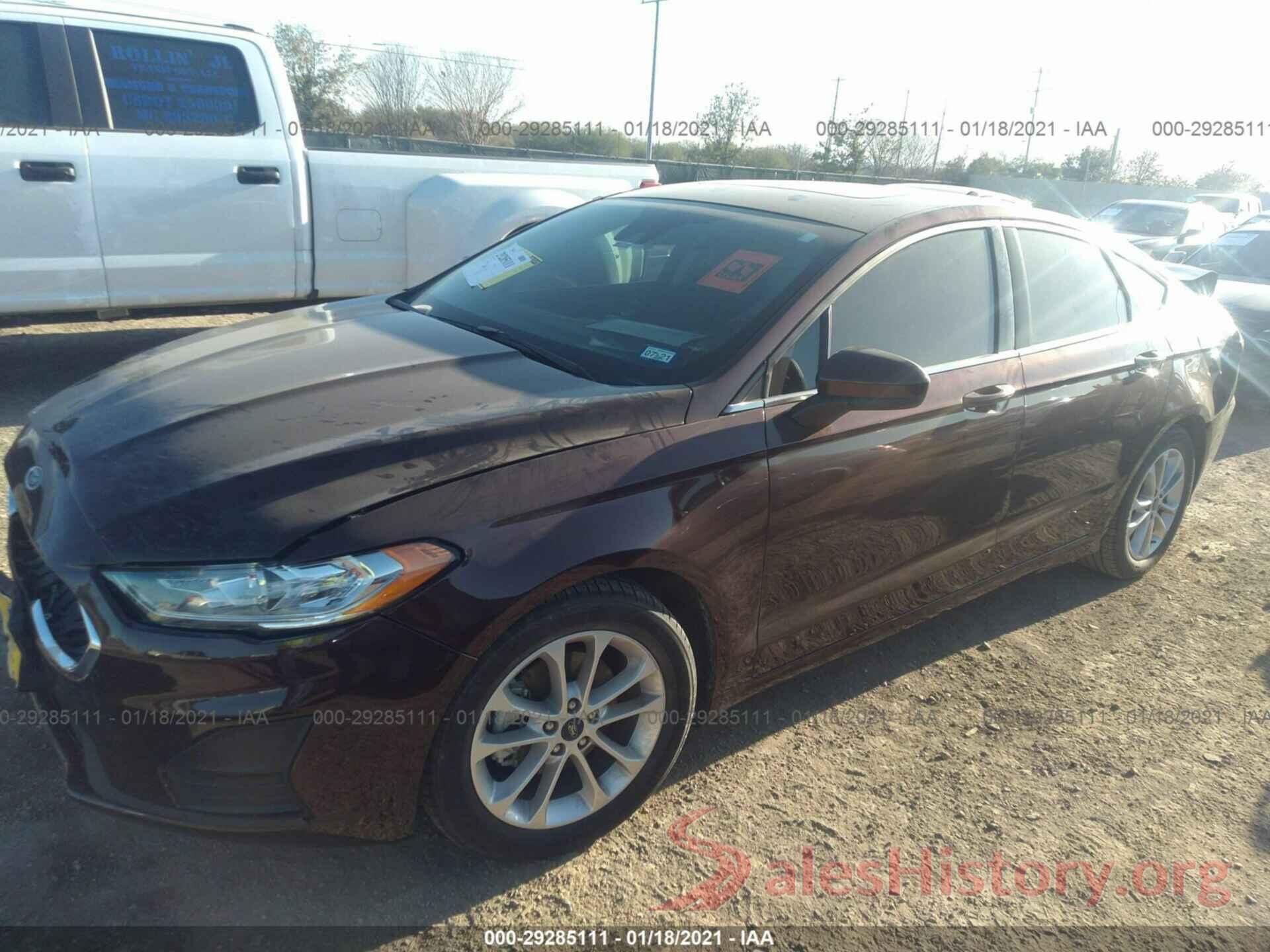 3FA6P0HD2KR250295 2019 FORD FUSION