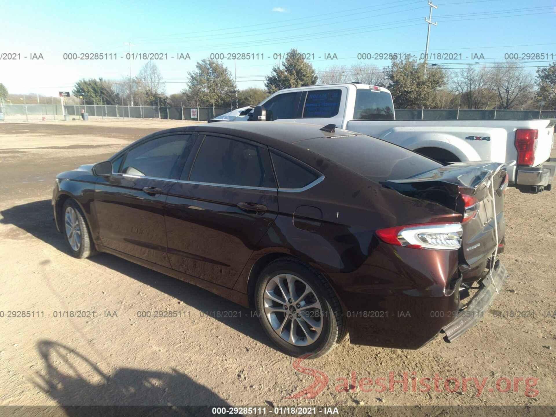 3FA6P0HD2KR250295 2019 FORD FUSION