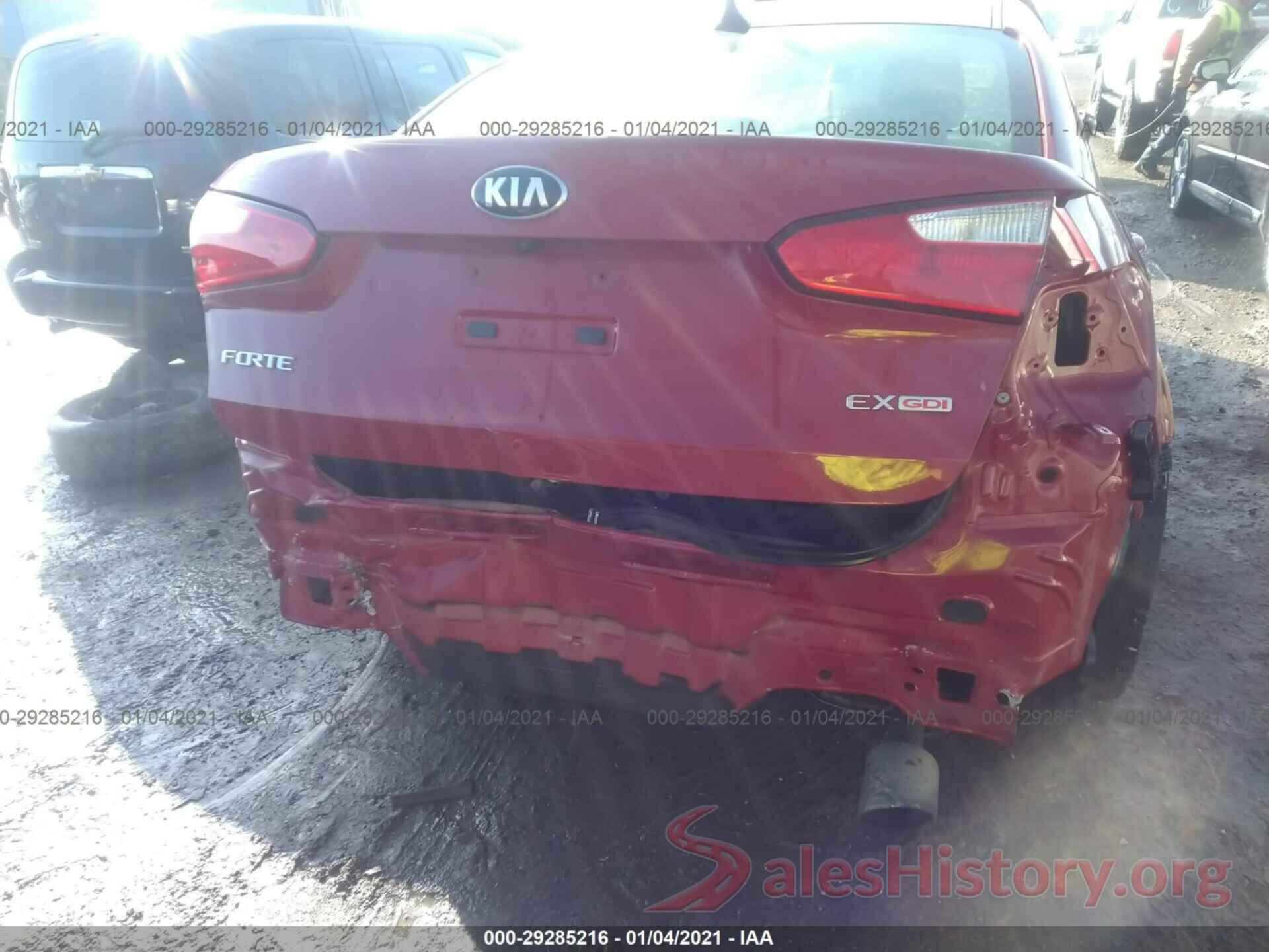 KNAFX4A87G5504945 2016 KIA FORTE