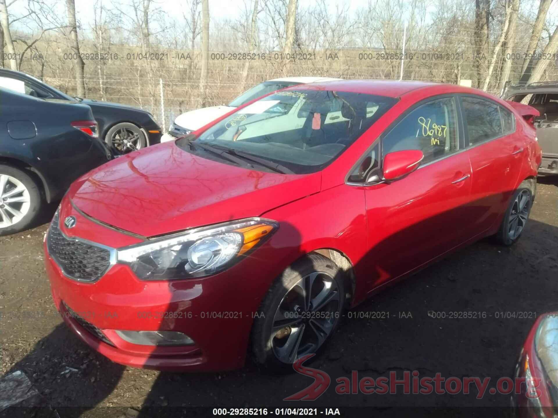 KNAFX4A87G5504945 2016 KIA FORTE