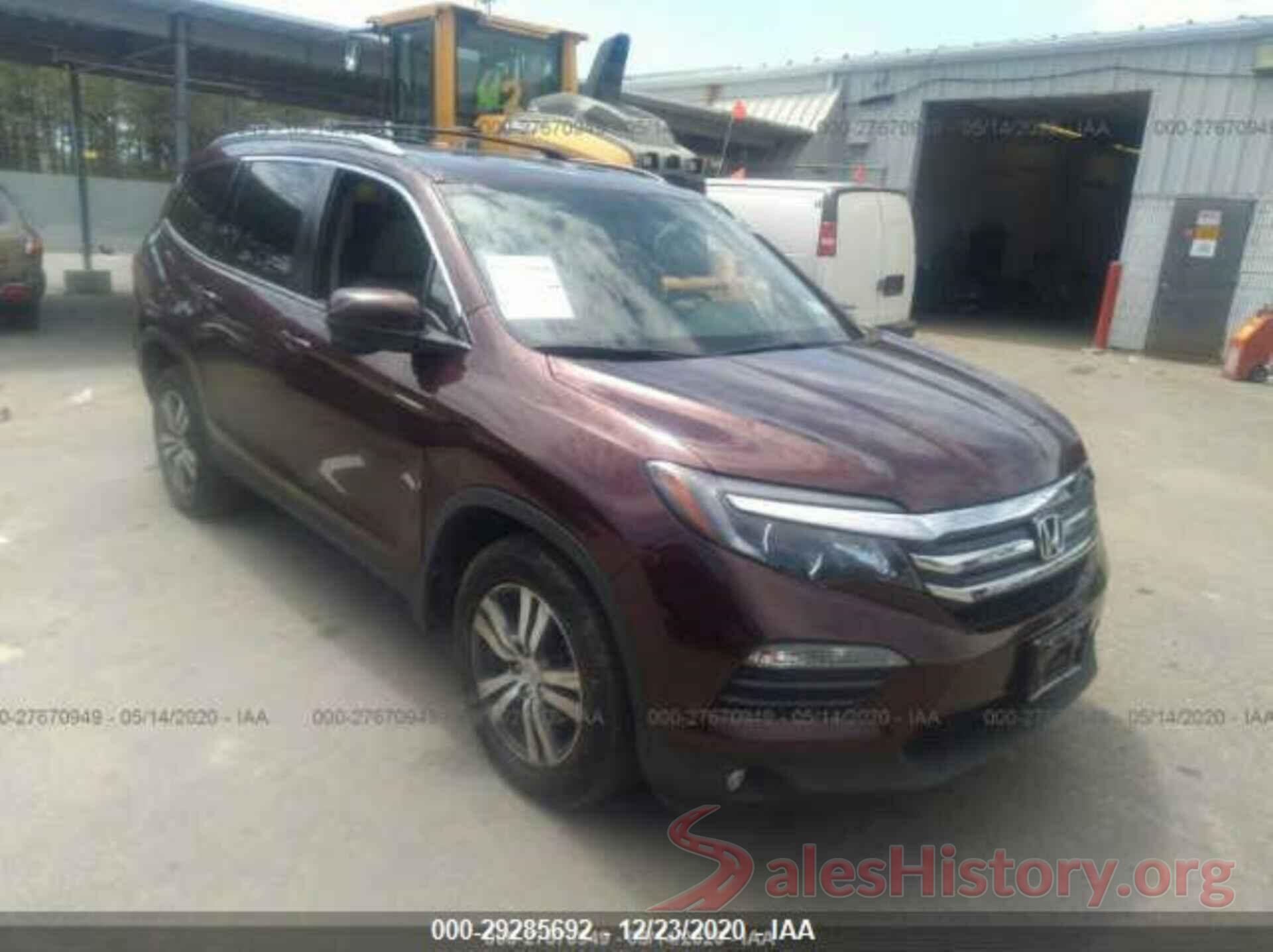 5FNYF6H57HB004824 2017 HONDA PILOT