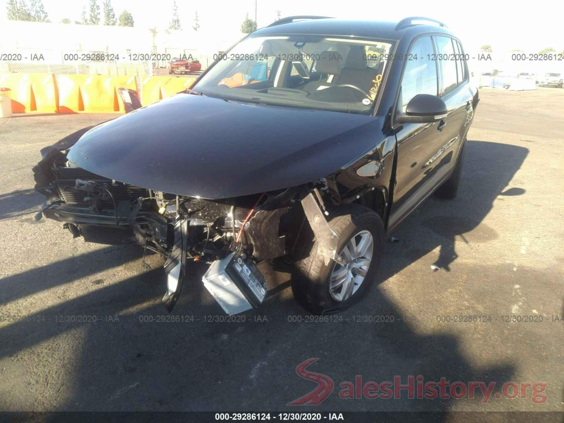 WVGAV7AX2HK016299 2017 VOLKSWAGEN TIGUAN