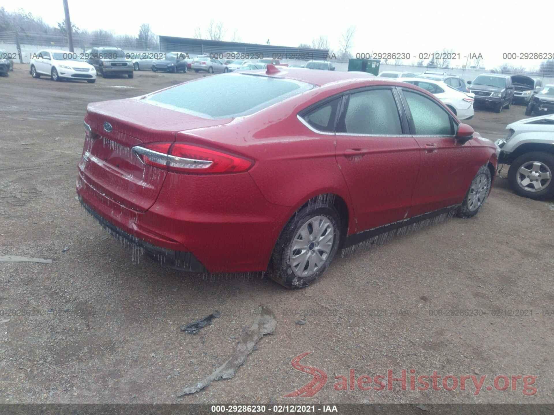 3FA6P0G79LR160607 2020 FORD FUSION