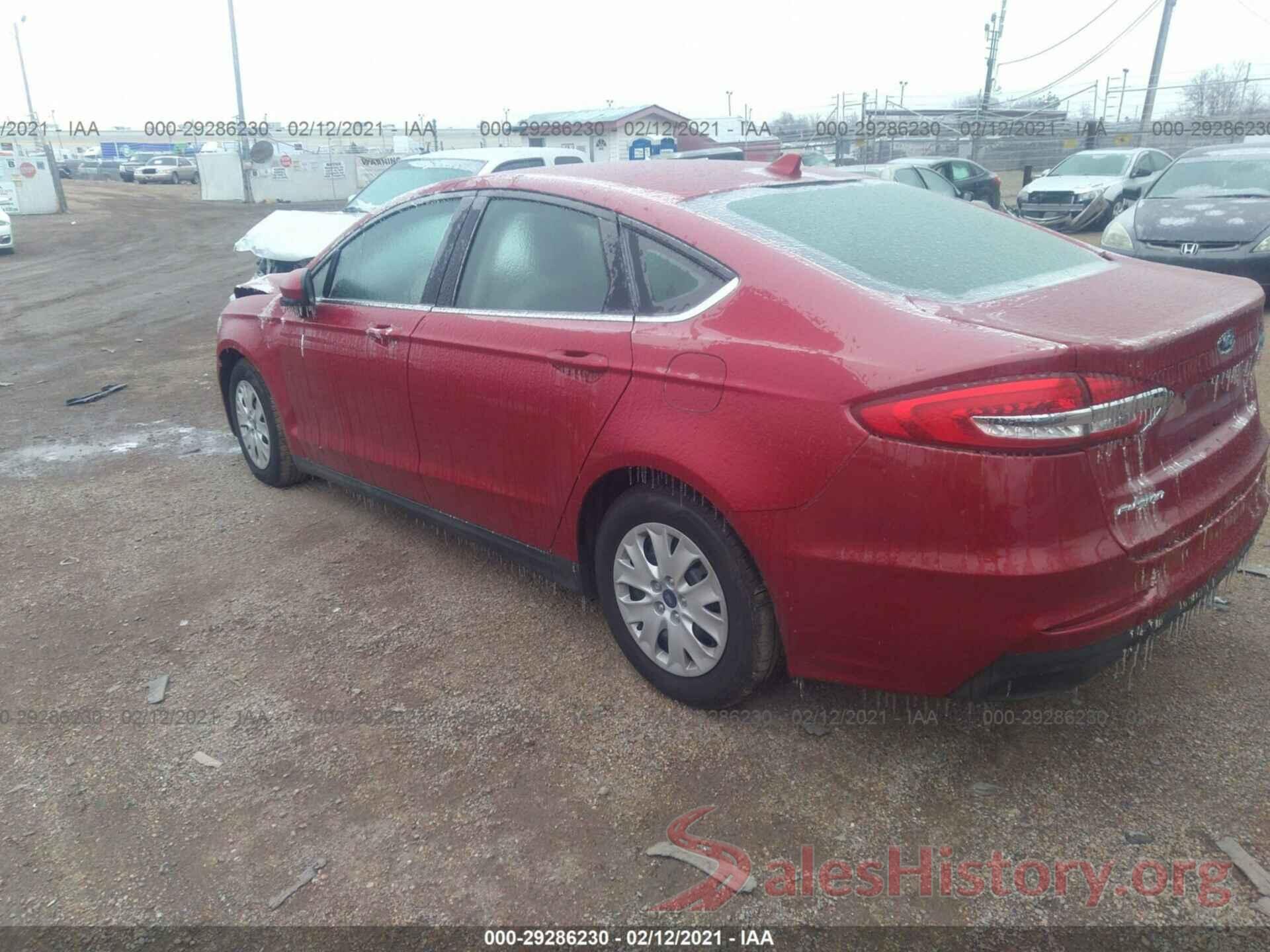 3FA6P0G79LR160607 2020 FORD FUSION