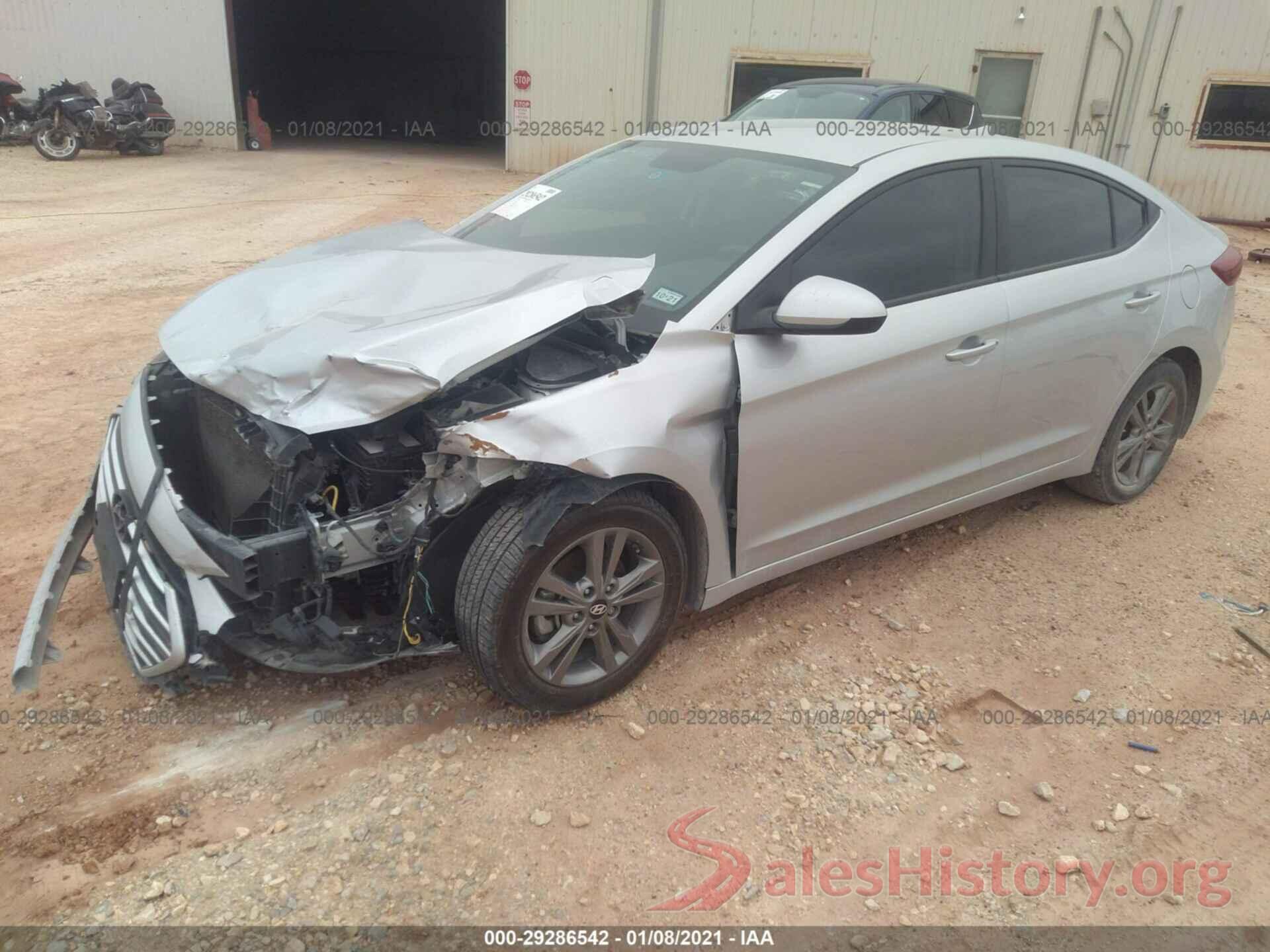 5NPD84LF1JH394842 2018 HYUNDAI ELANTRA