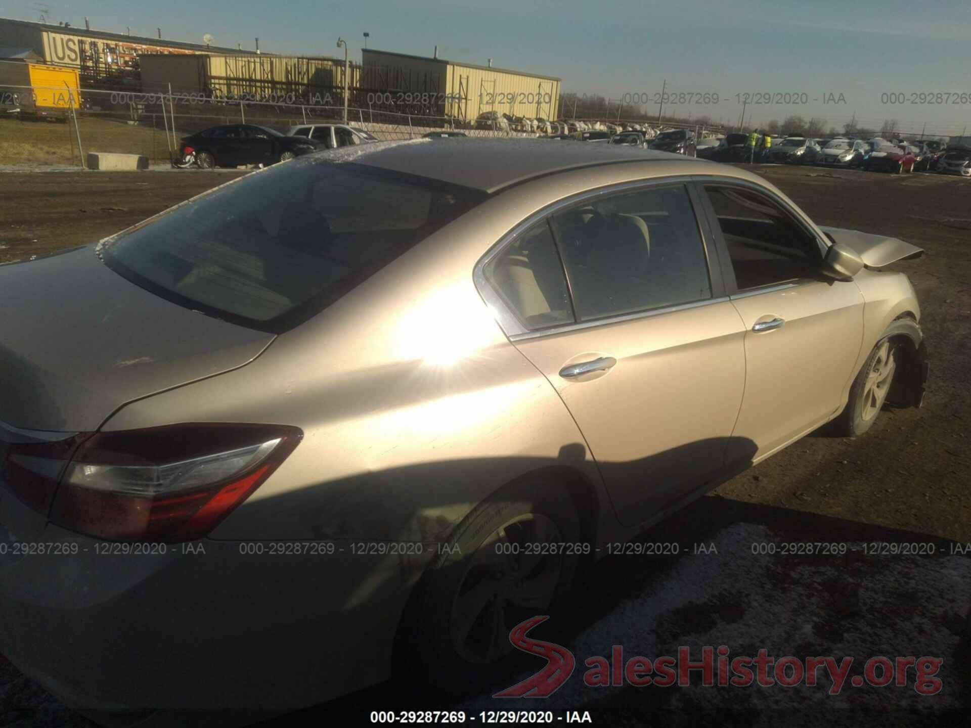 1HGCR2F3XGA081613 2016 HONDA ACCORD SEDAN