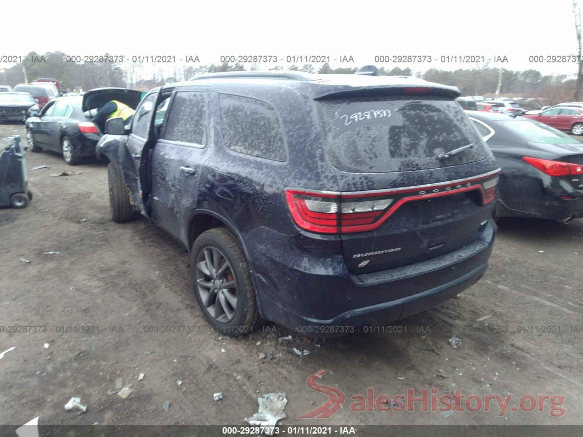 1C4RDJDG7JC133279 2018 DODGE DURANGO