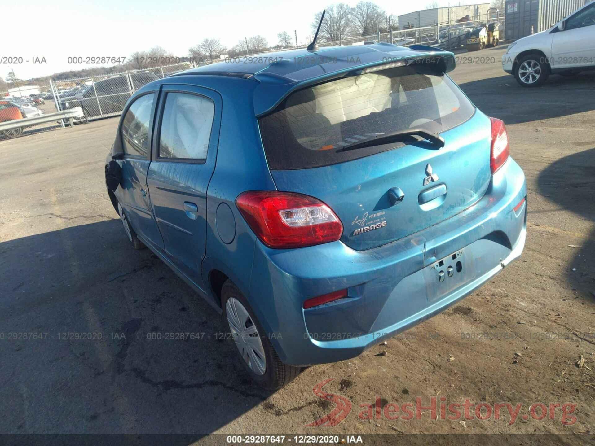 ML32A3HJ1LH000487 2020 MITSUBISHI MIRAGE