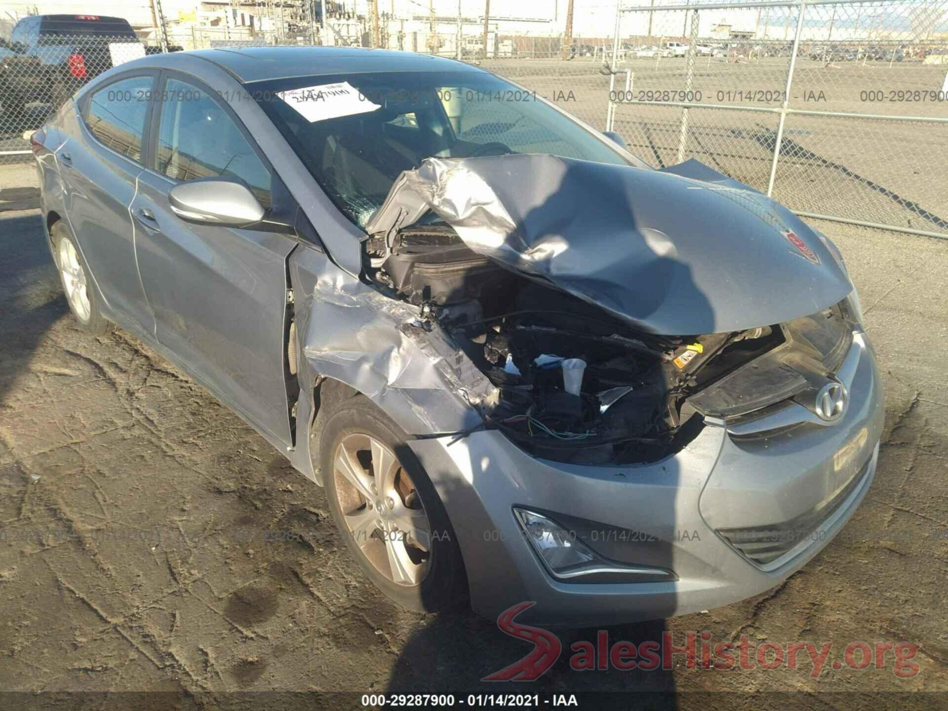 5NPDH4AE3GH676077 2016 HYUNDAI ELANTRA