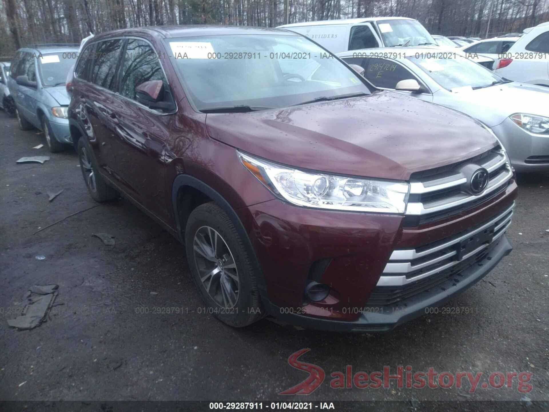 5TDZARFHXHS023655 2017 TOYOTA HIGHLANDER