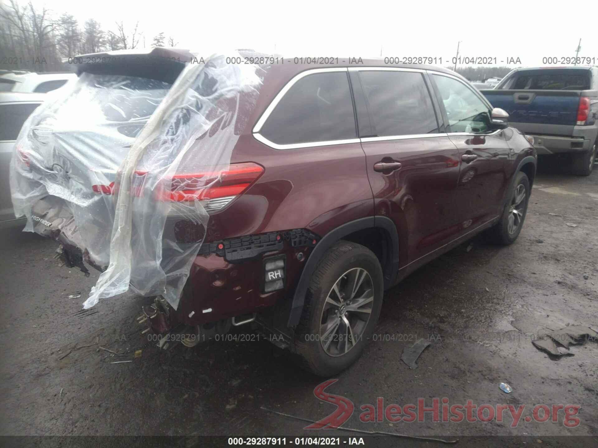 5TDZARFHXHS023655 2017 TOYOTA HIGHLANDER