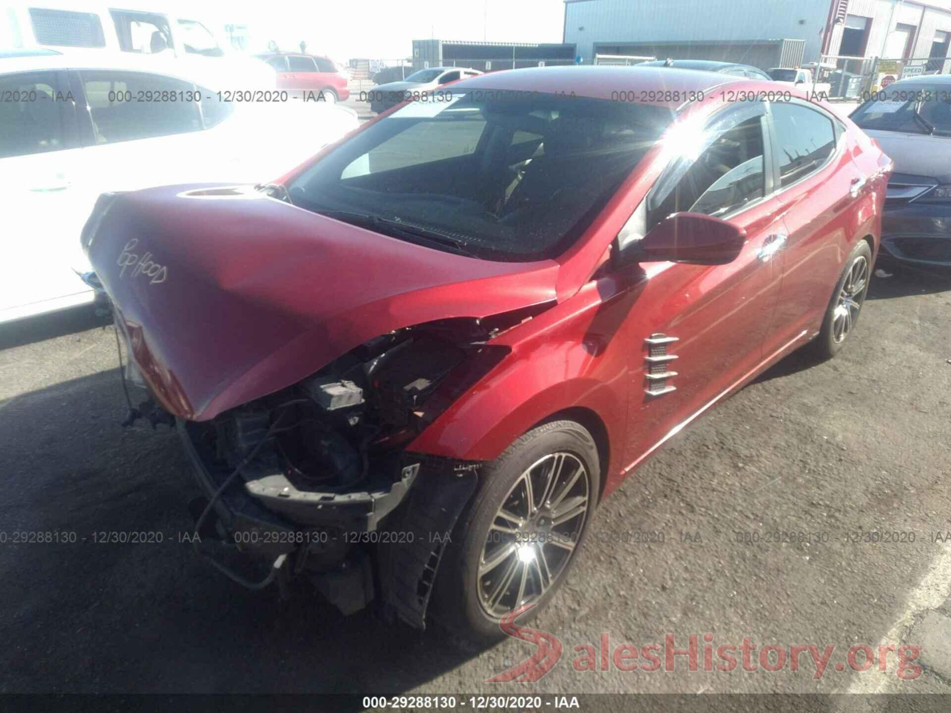 5NPDH4AE5GH707491 2016 HYUNDAI ELANTRA