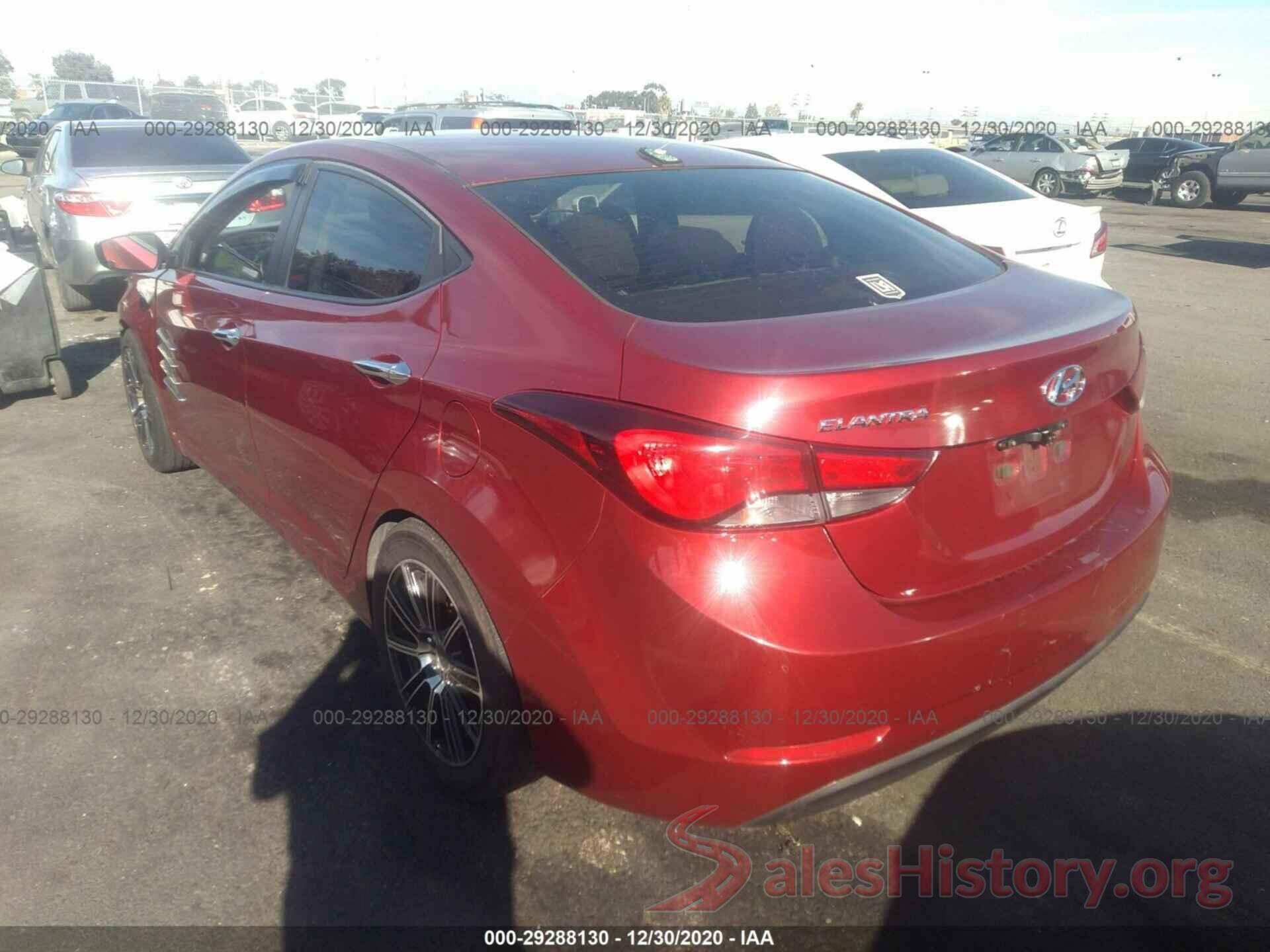 5NPDH4AE5GH707491 2016 HYUNDAI ELANTRA