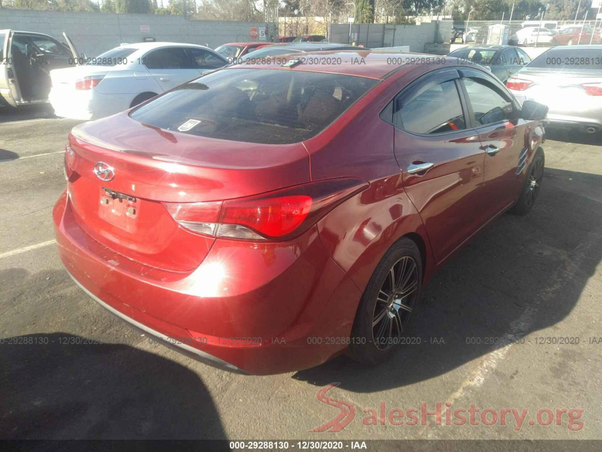 5NPDH4AE5GH707491 2016 HYUNDAI ELANTRA