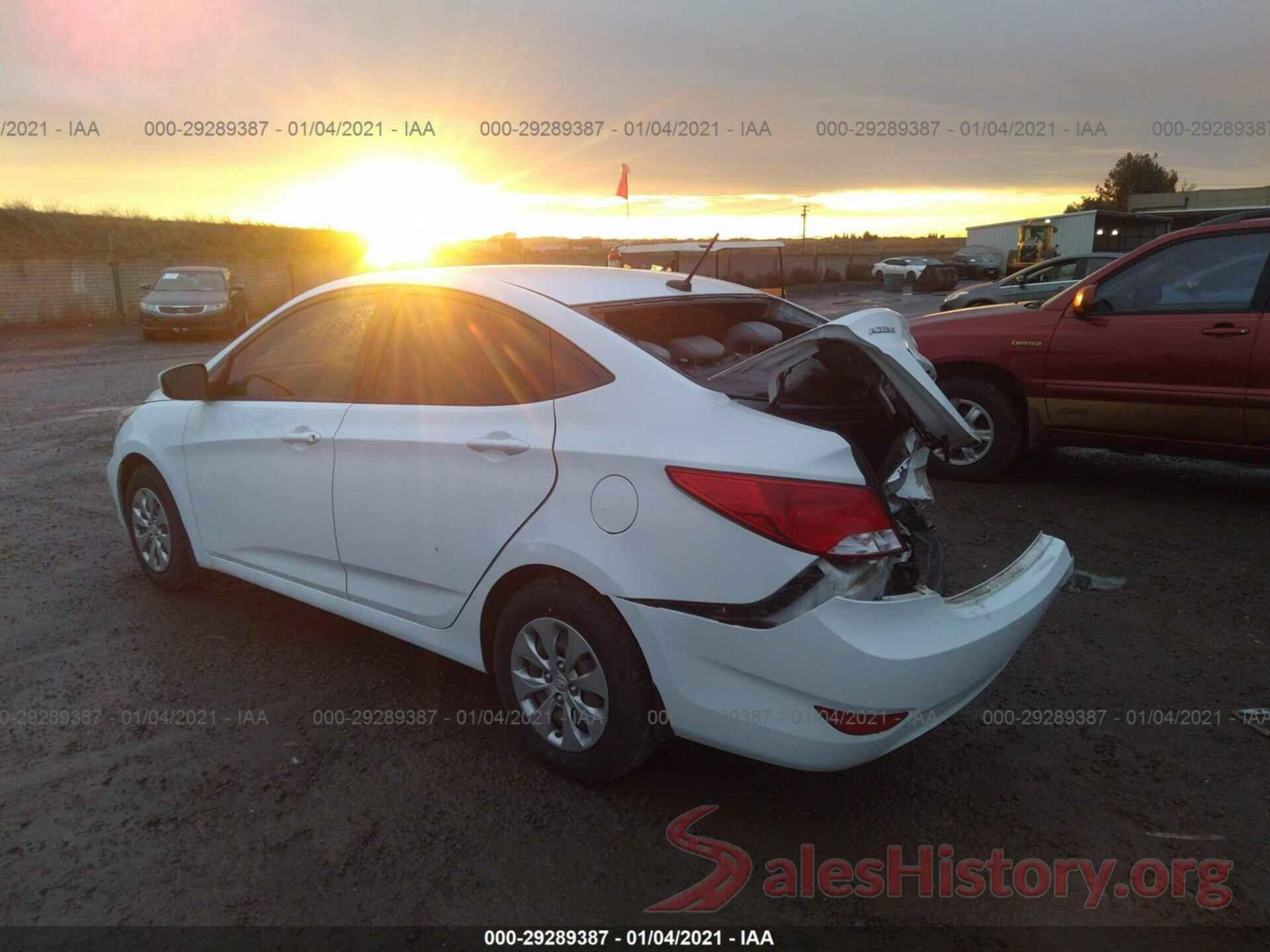 KMHCT4AE6GU052494 2016 HYUNDAI ACCENT