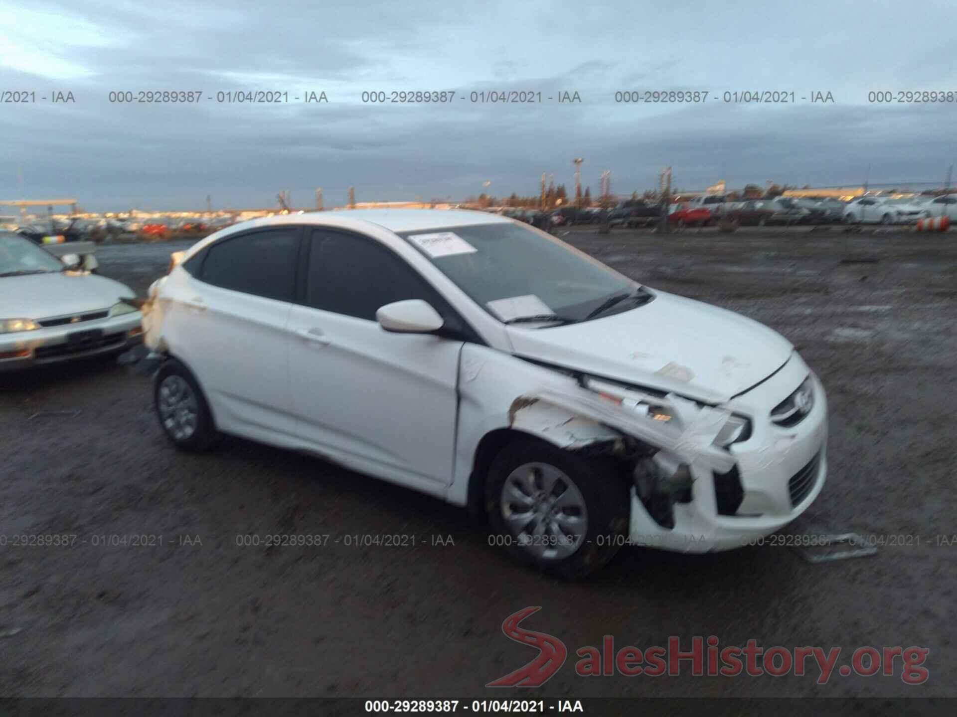 KMHCT4AE6GU052494 2016 HYUNDAI ACCENT