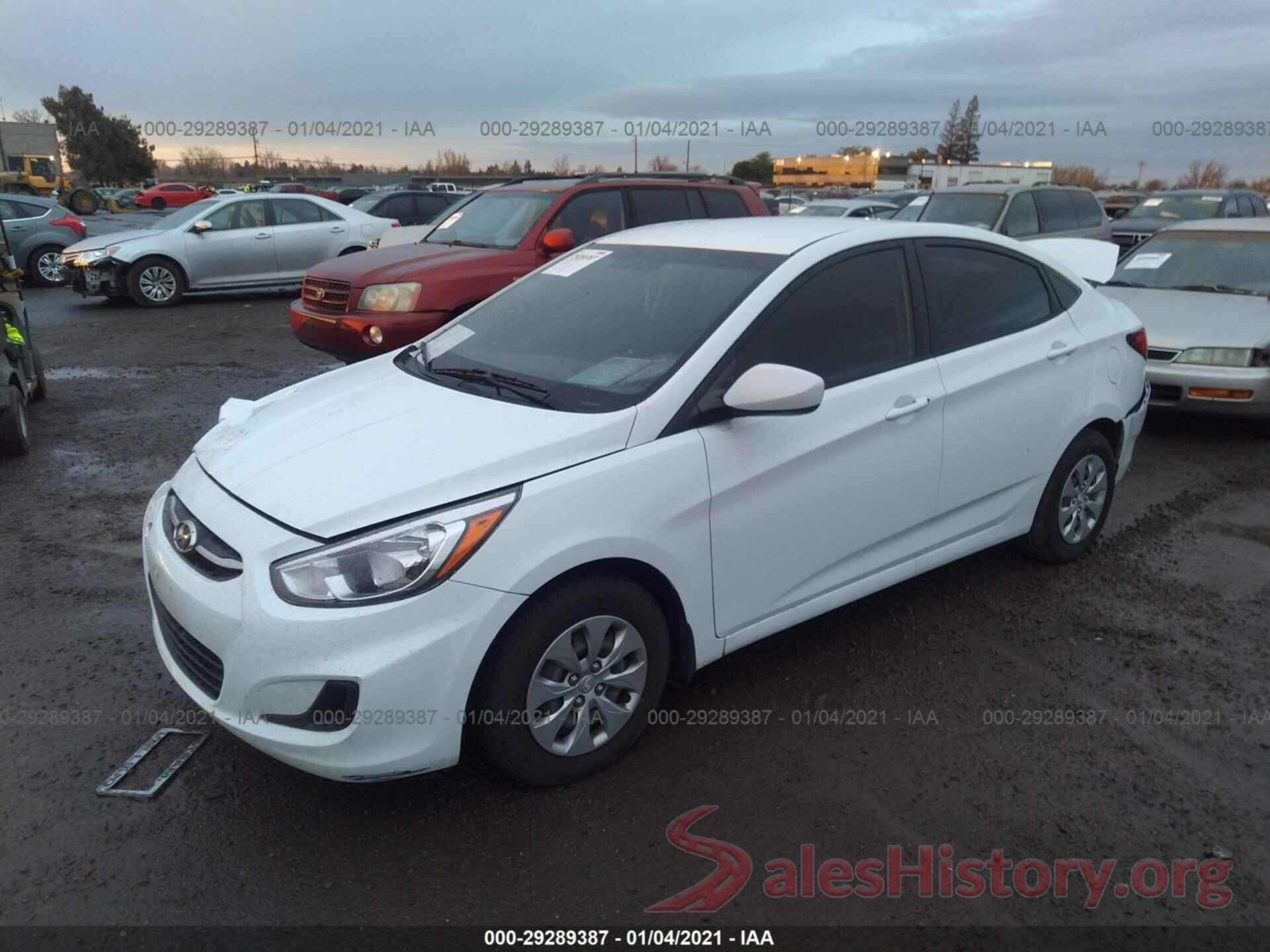 KMHCT4AE6GU052494 2016 HYUNDAI ACCENT