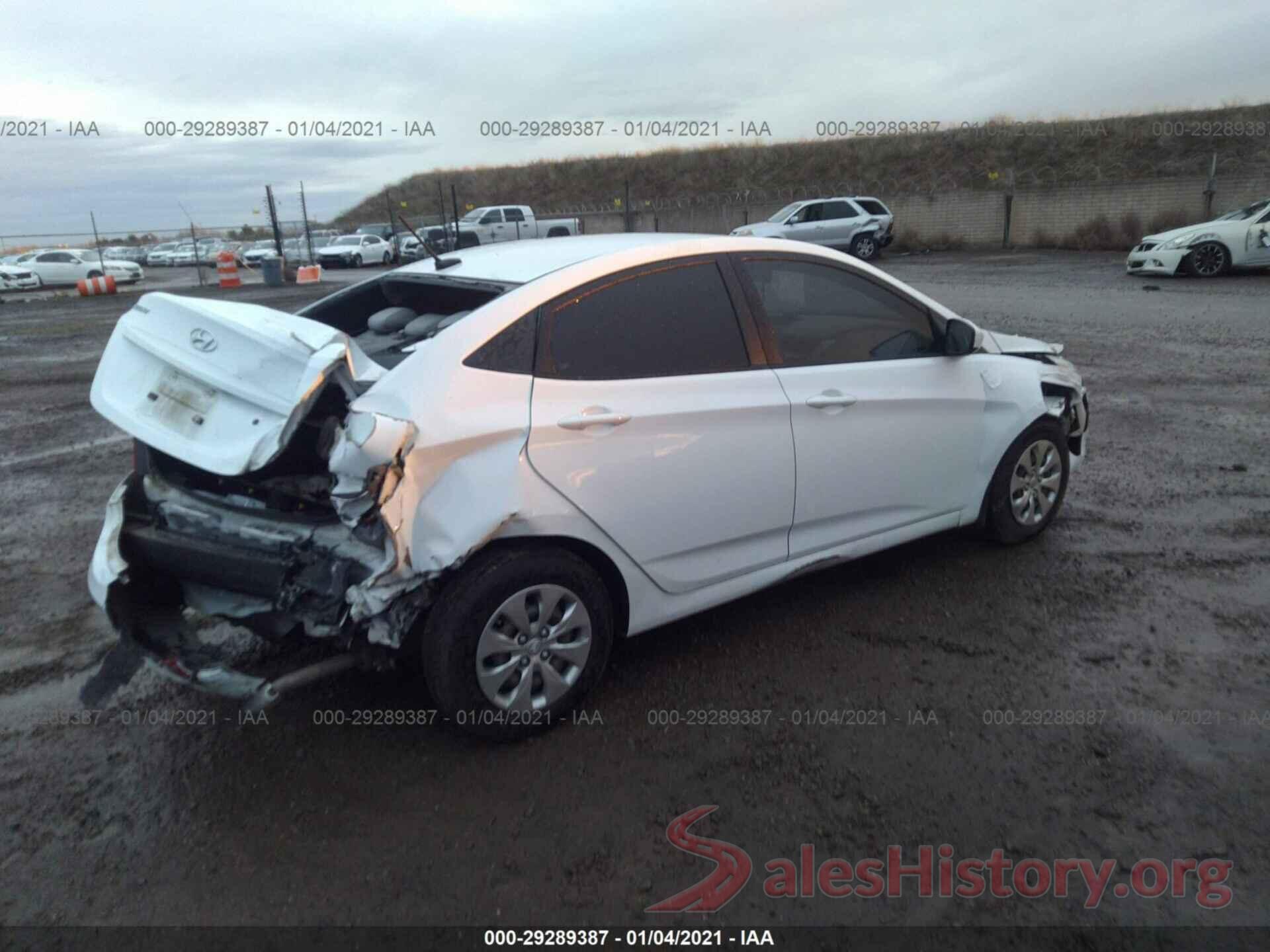 KMHCT4AE6GU052494 2016 HYUNDAI ACCENT