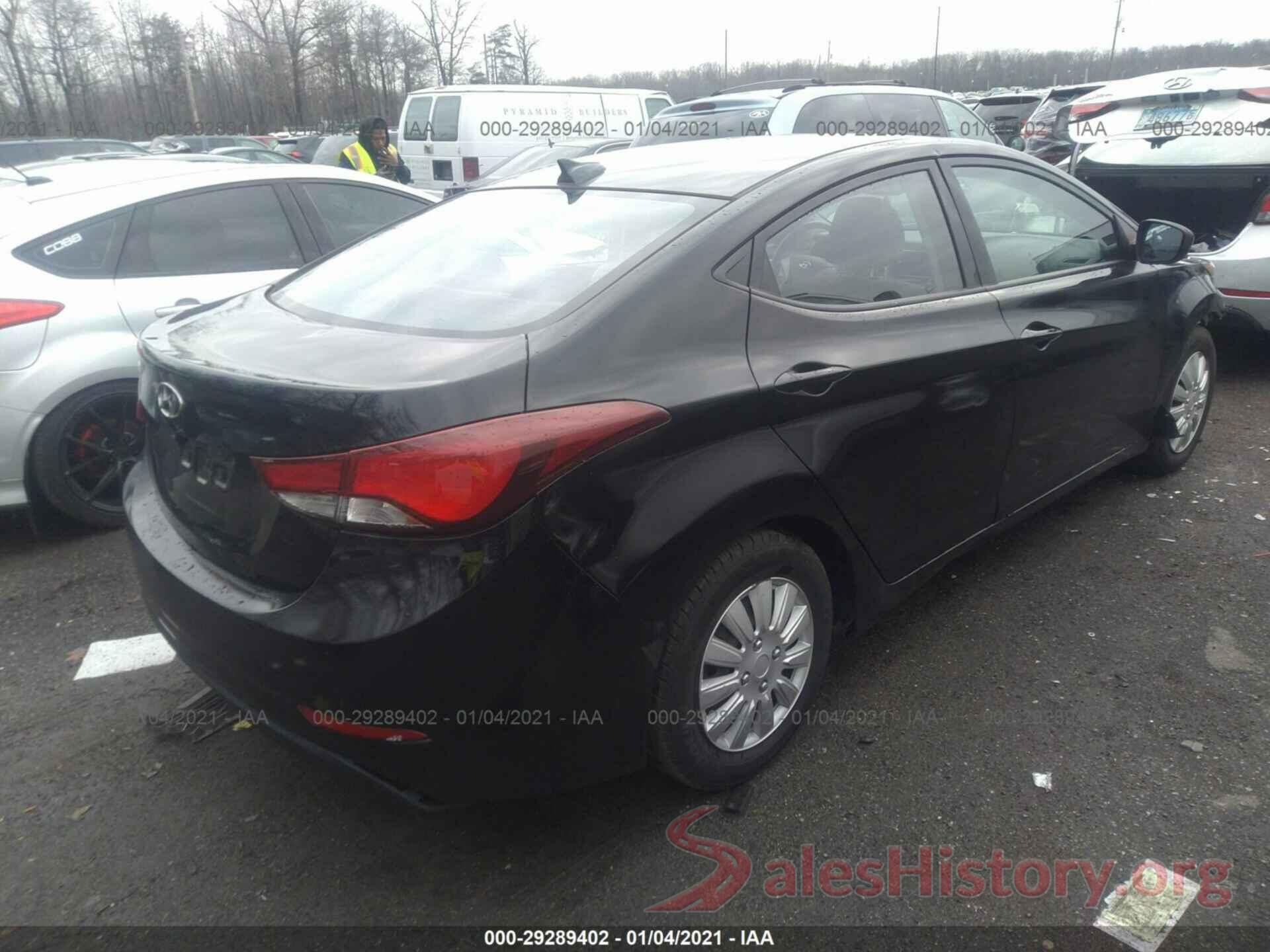 KMHDH4AE4GU635328 2016 HYUNDAI ELANTRA