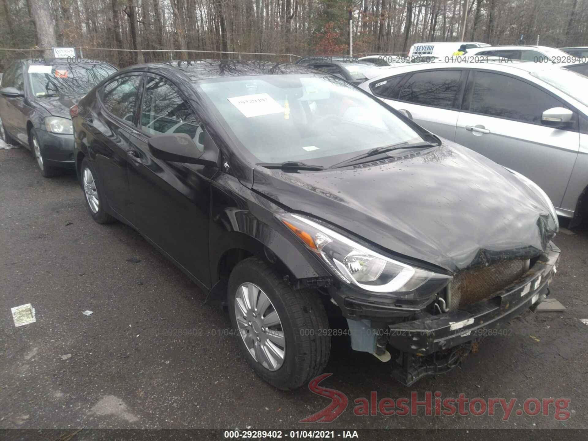 KMHDH4AE4GU635328 2016 HYUNDAI ELANTRA