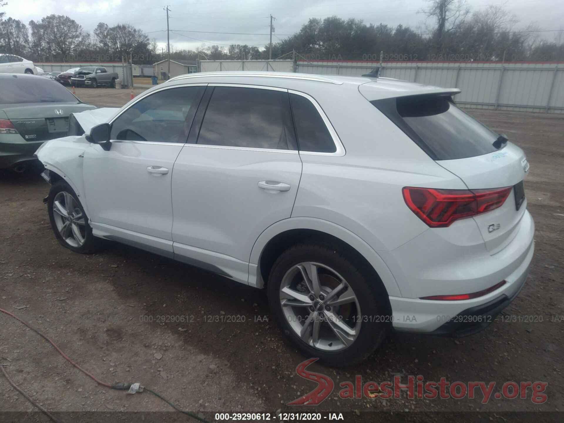 WA1DECF39L1107322 2020 AUDI Q3