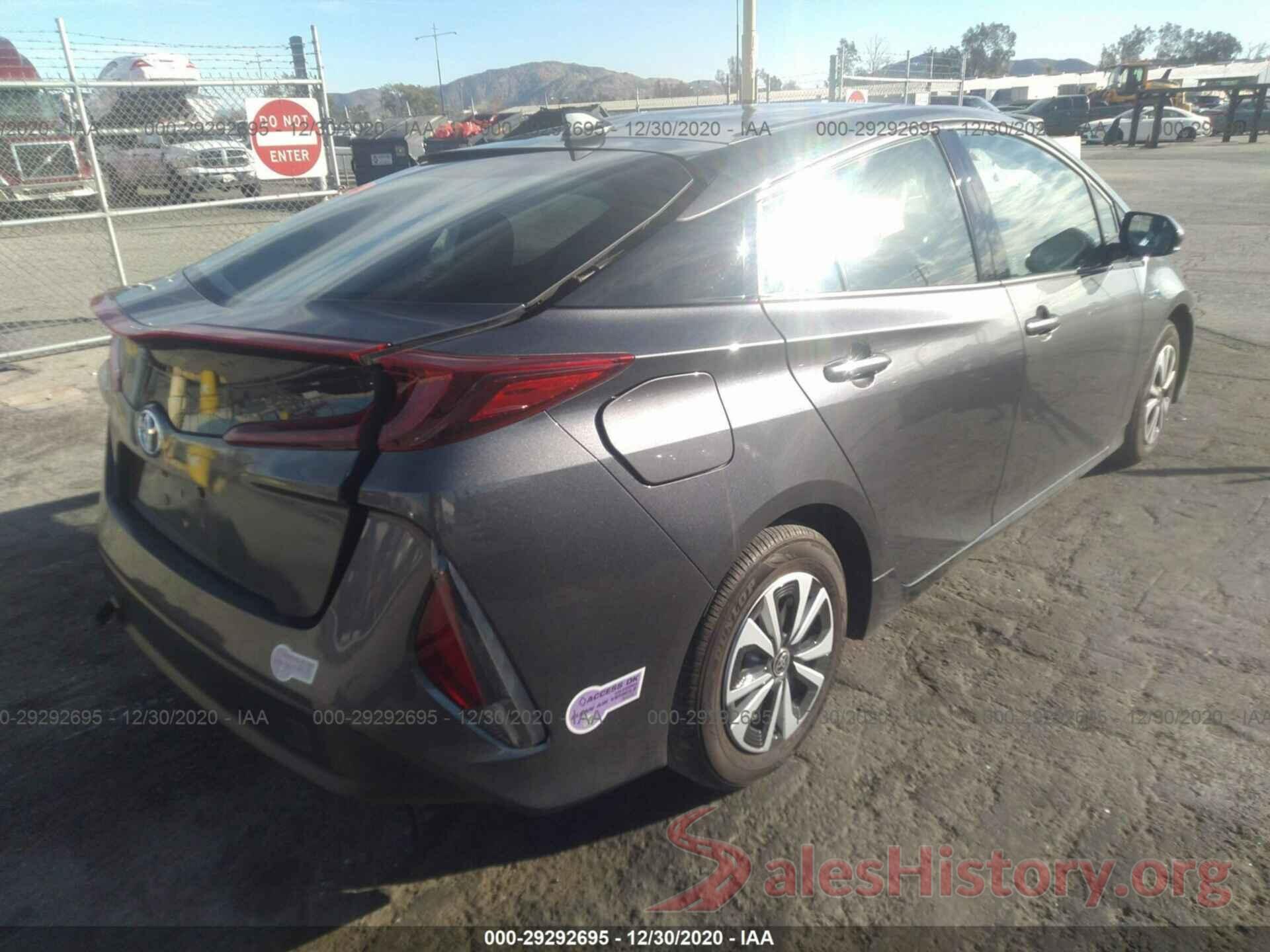 JTDKARFP3K3117653 2019 TOYOTA PRIUS PRIME