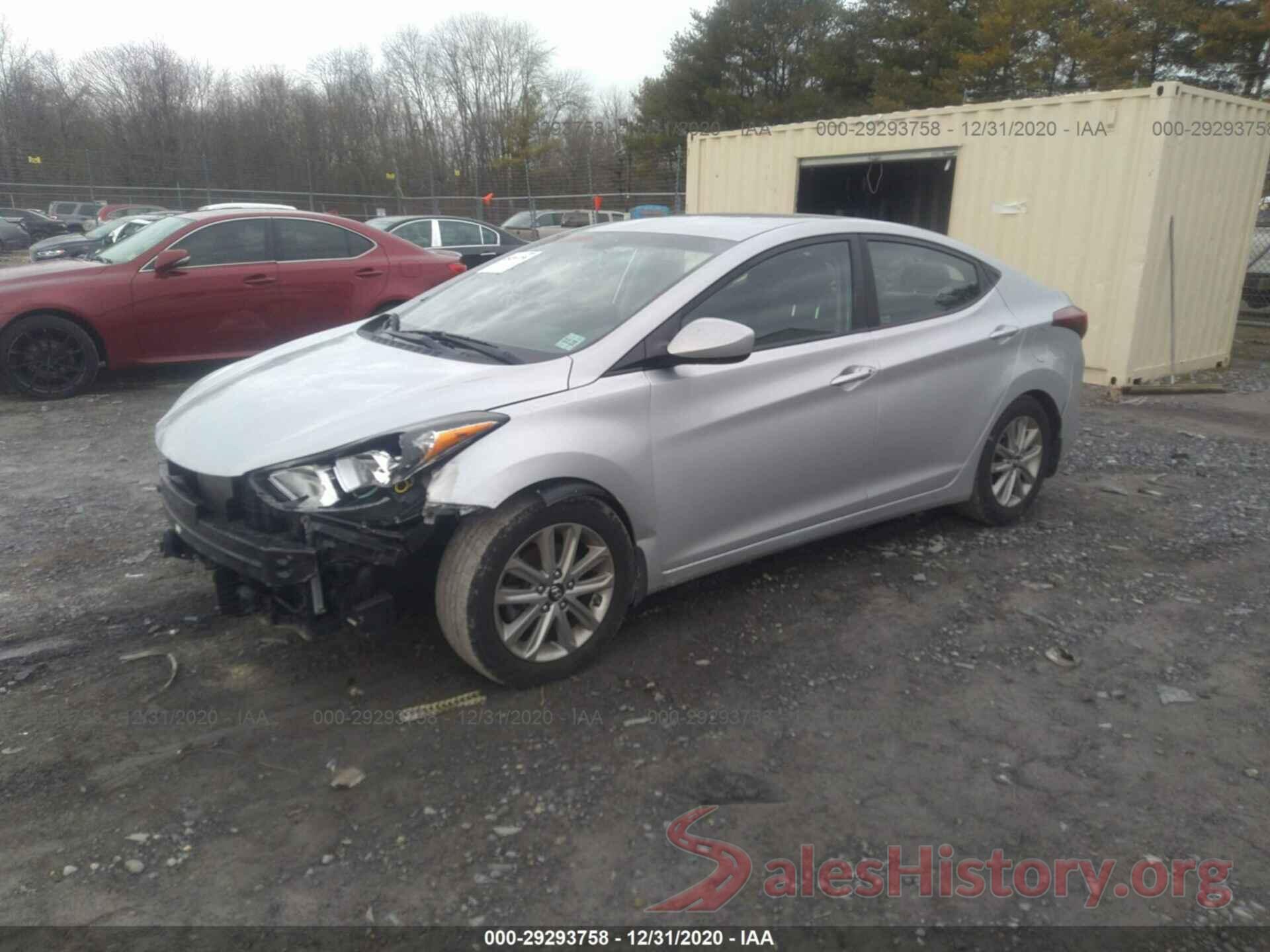 KMHDH4AEXGU488027 2016 HYUNDAI ELANTRA