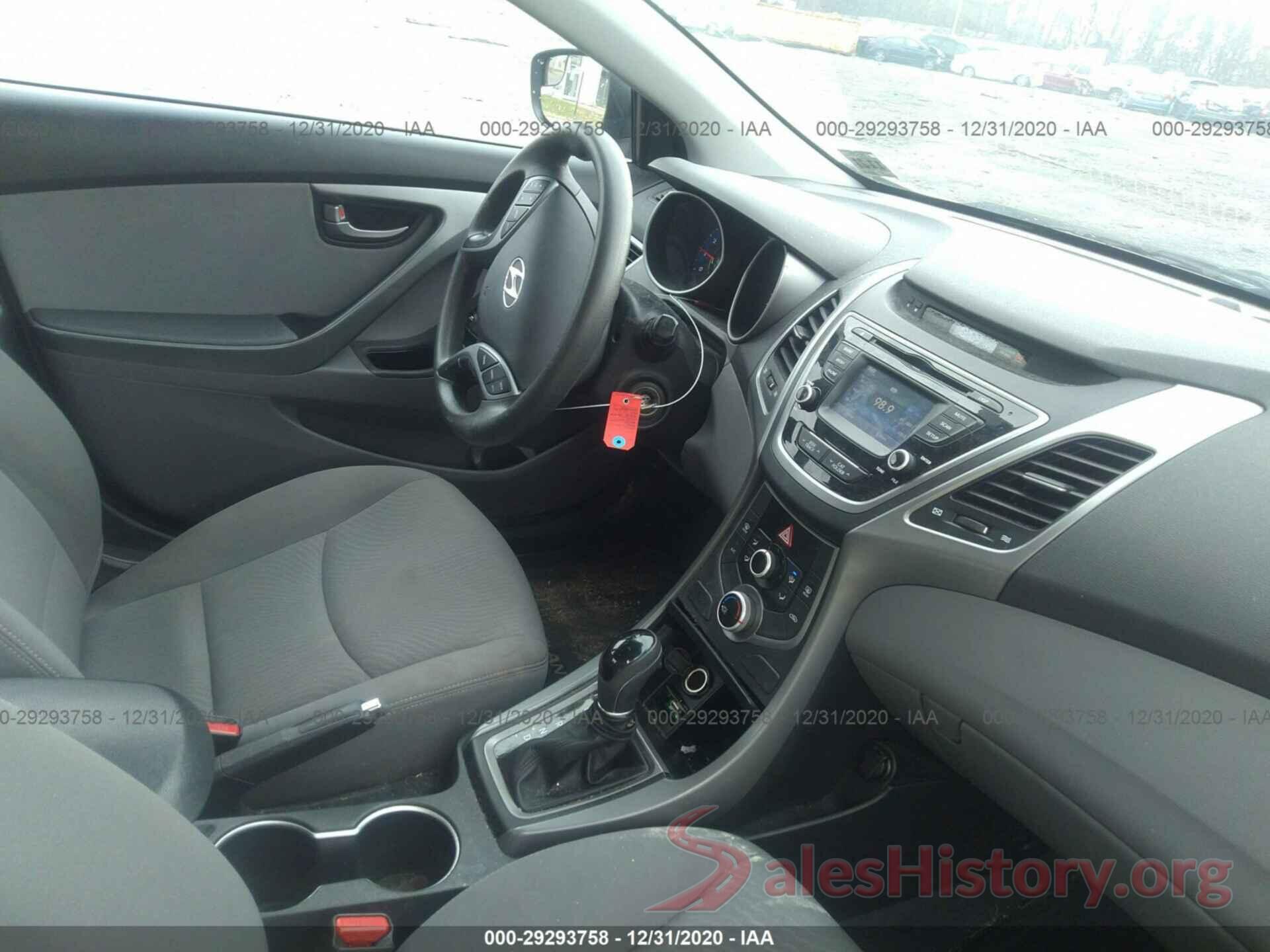 KMHDH4AEXGU488027 2016 HYUNDAI ELANTRA