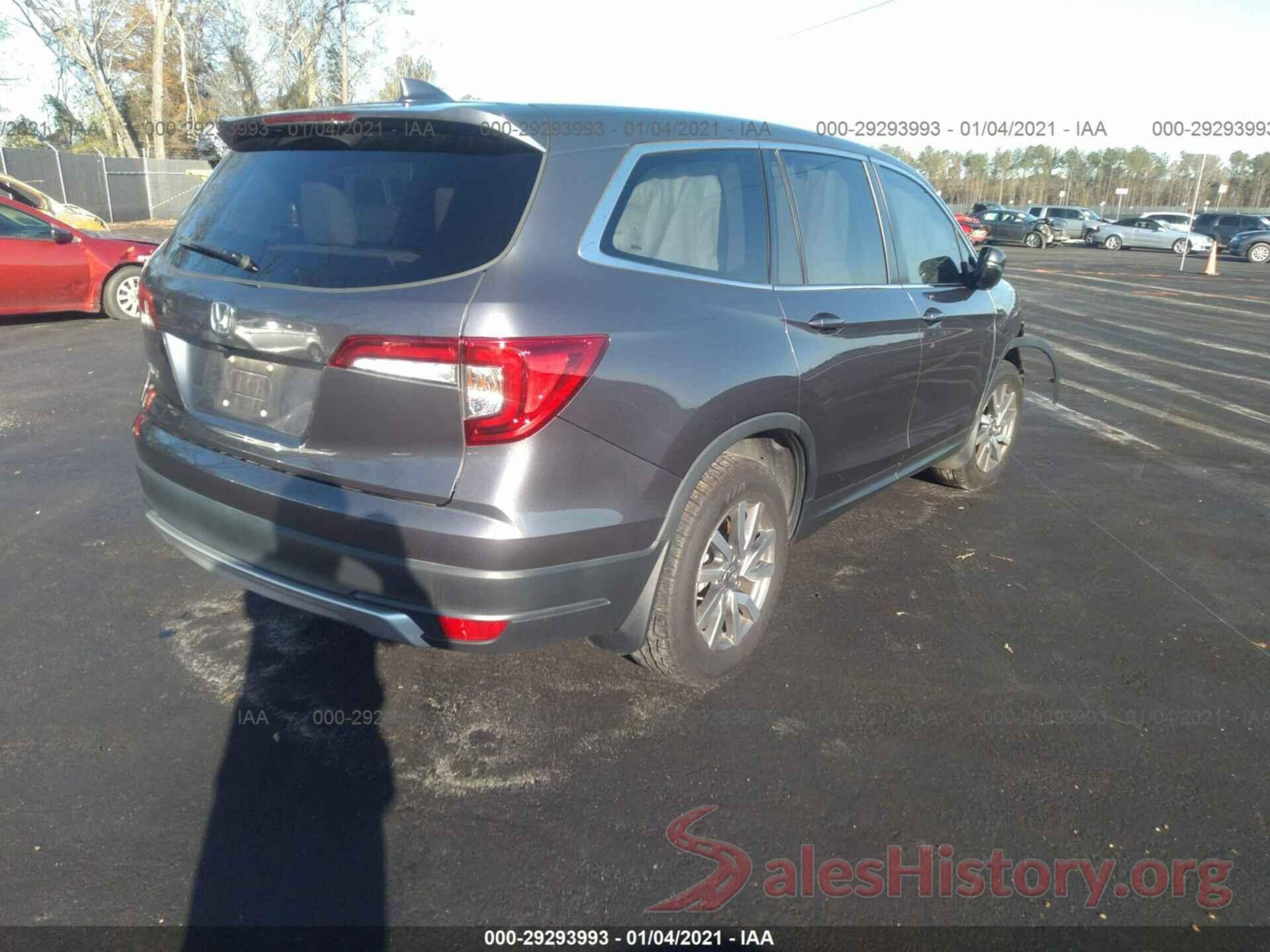 5FNYF5H54KB024255 2019 HONDA PILOT