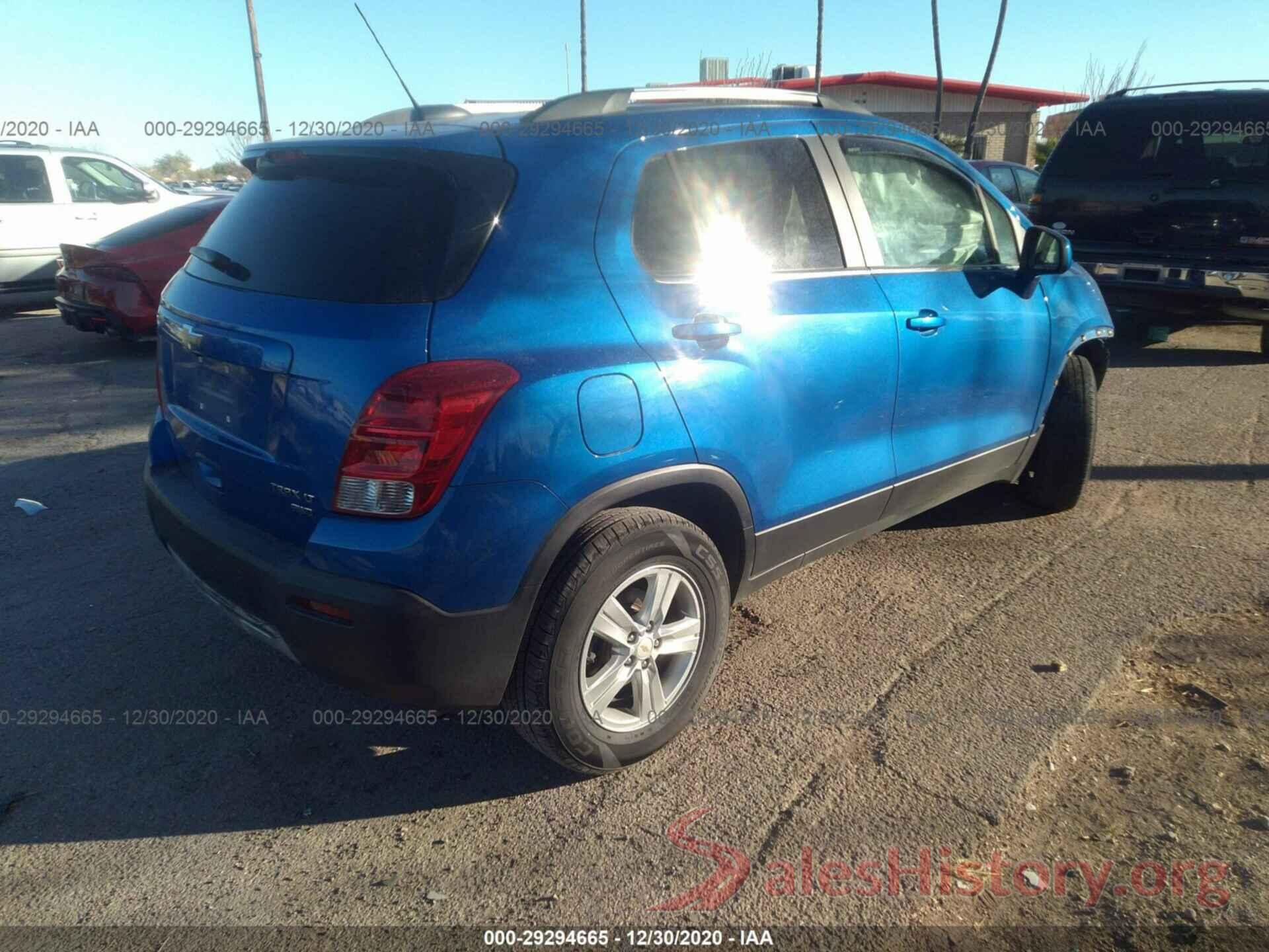 KL7CJPSB5GB584764 2016 CHEVROLET TRAX