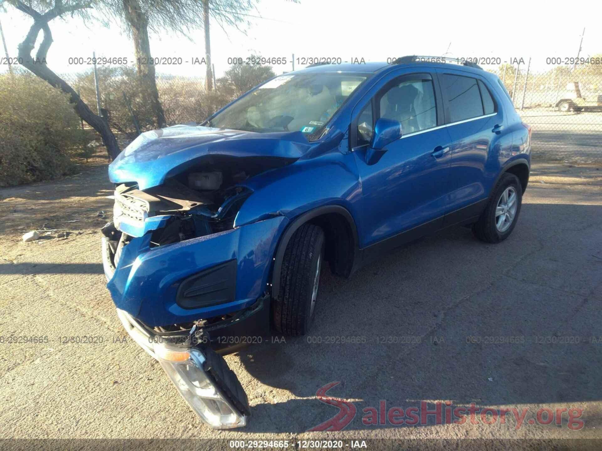 KL7CJPSB5GB584764 2016 CHEVROLET TRAX