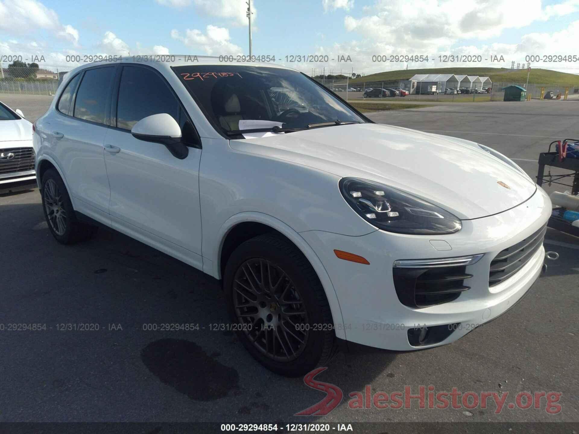 WP1AA2A29HKA80538 2017 PORSCHE CAYENNE