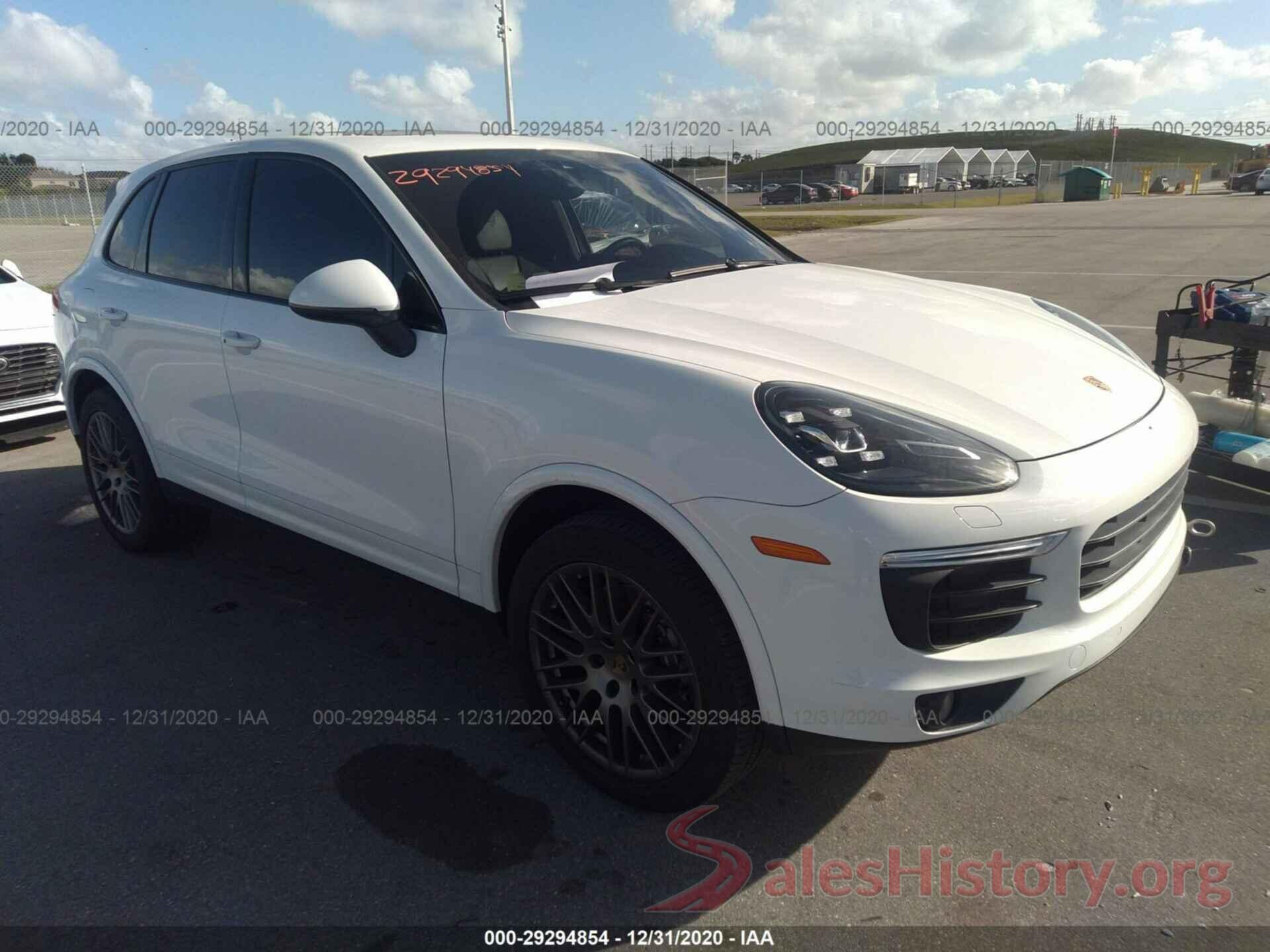 WP1AA2A29HKA80538 2017 PORSCHE CAYENNE